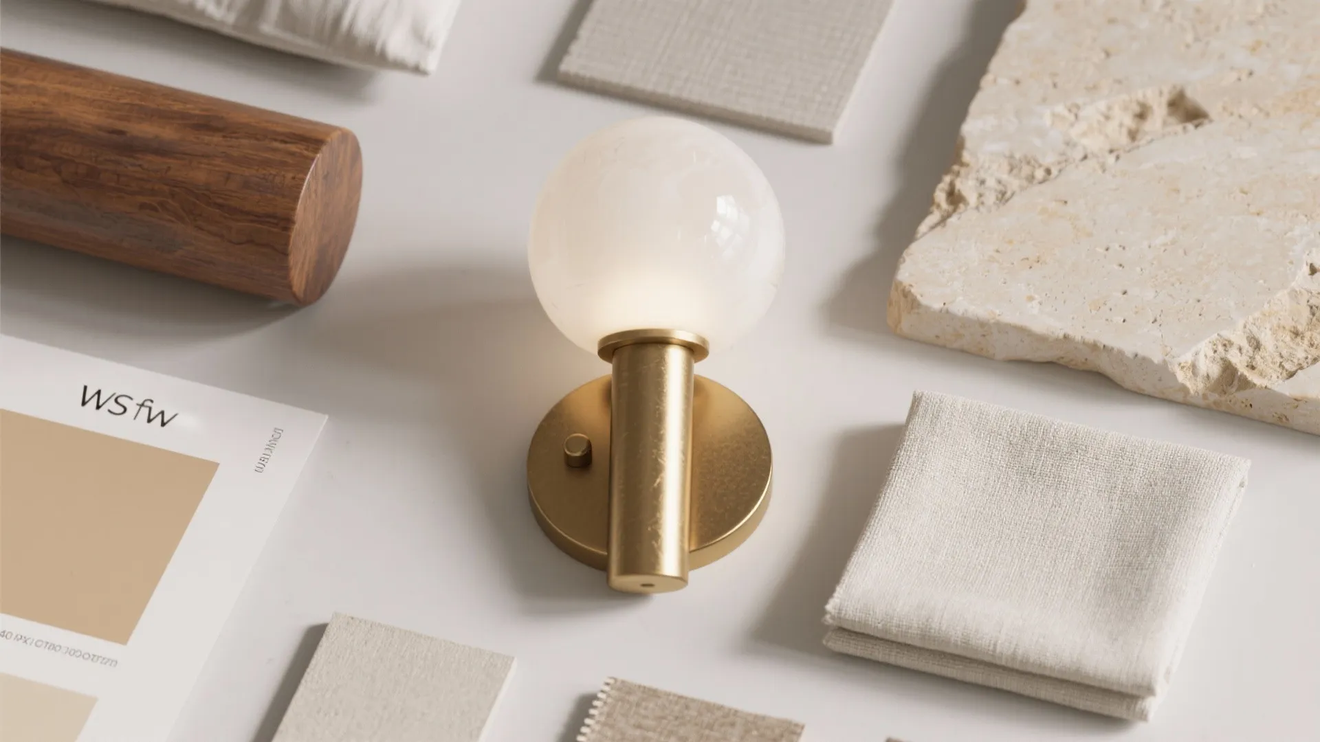 4) Sculptural sconces as focal points