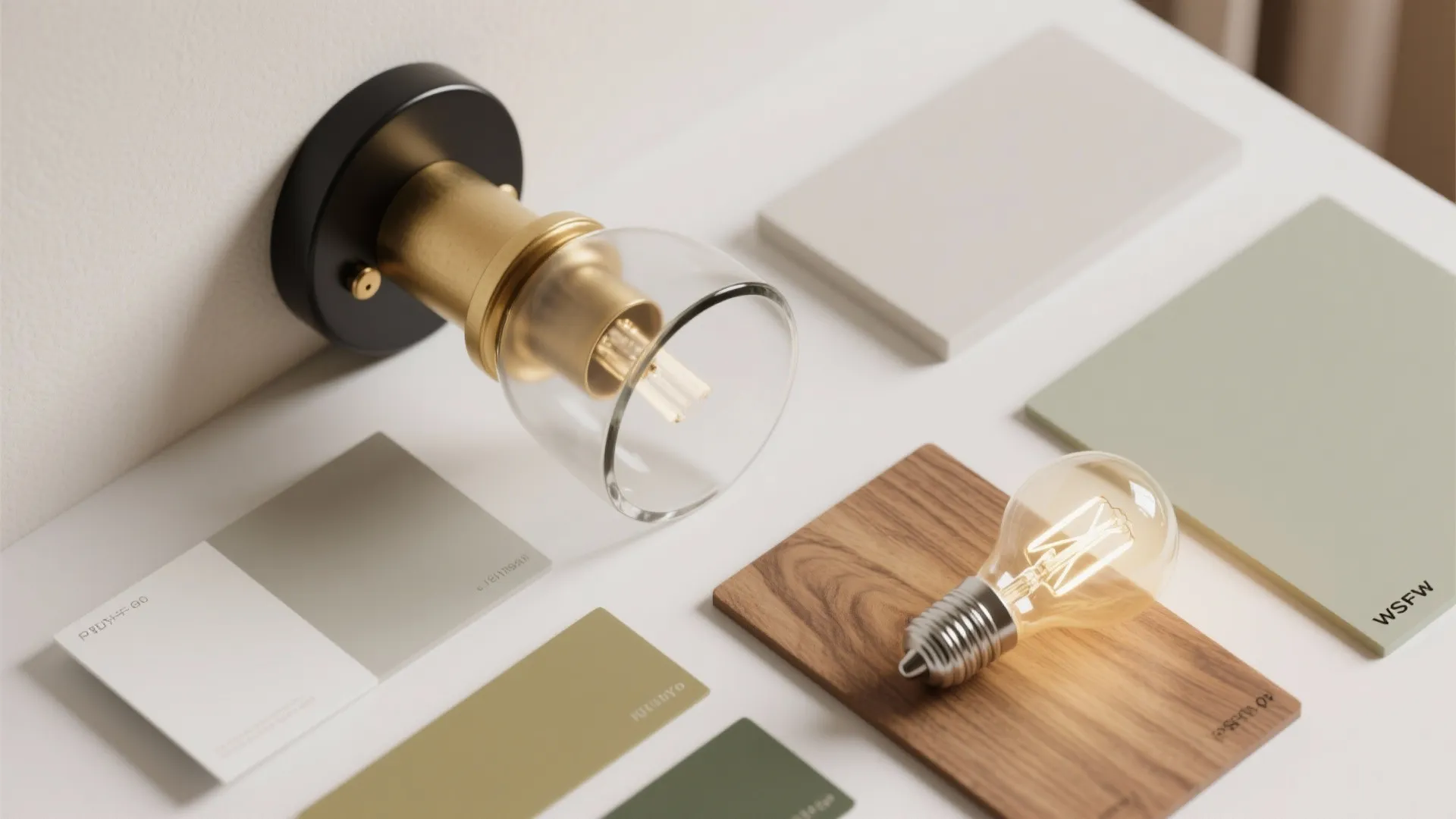 Statement sconce as art (with dim-to-warm)