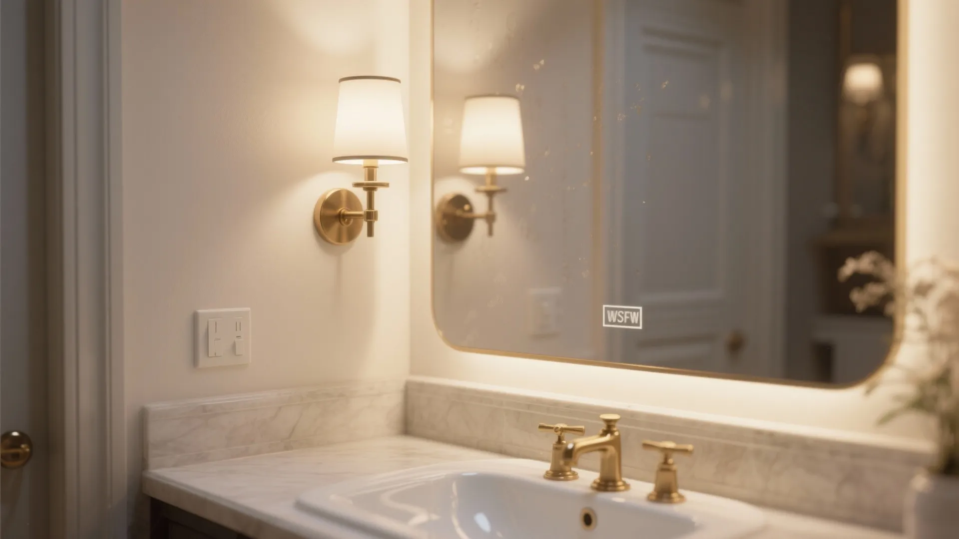 4. Reflective Backplates and Integrated Mirrors