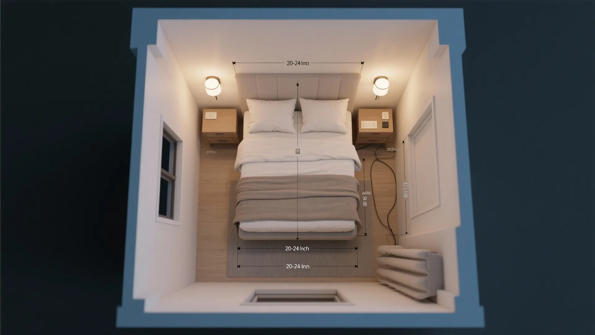 Plug-in bedside sconces with integrated dimmers