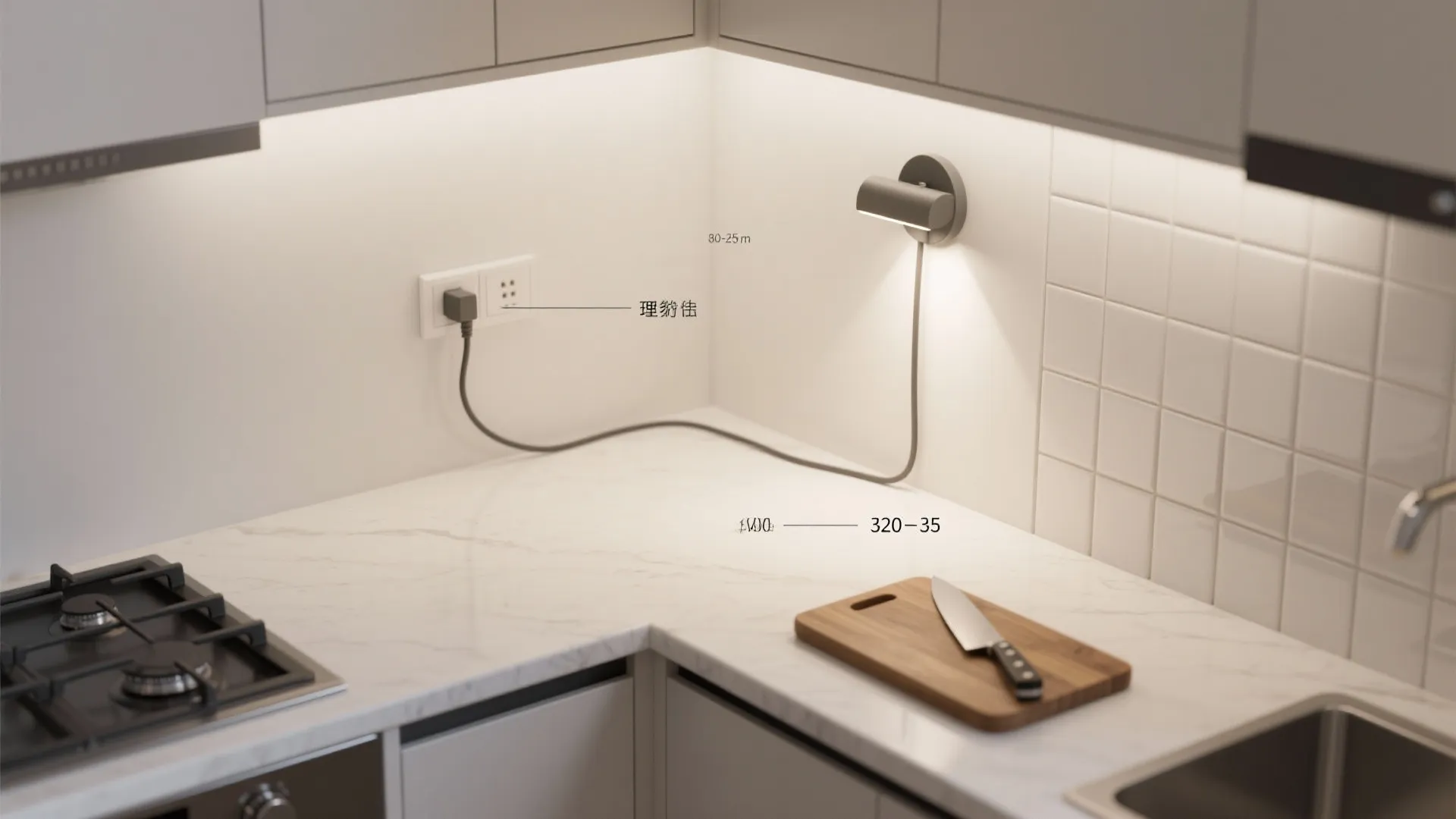 Minimalist Plug-In Sconces for Task Zones