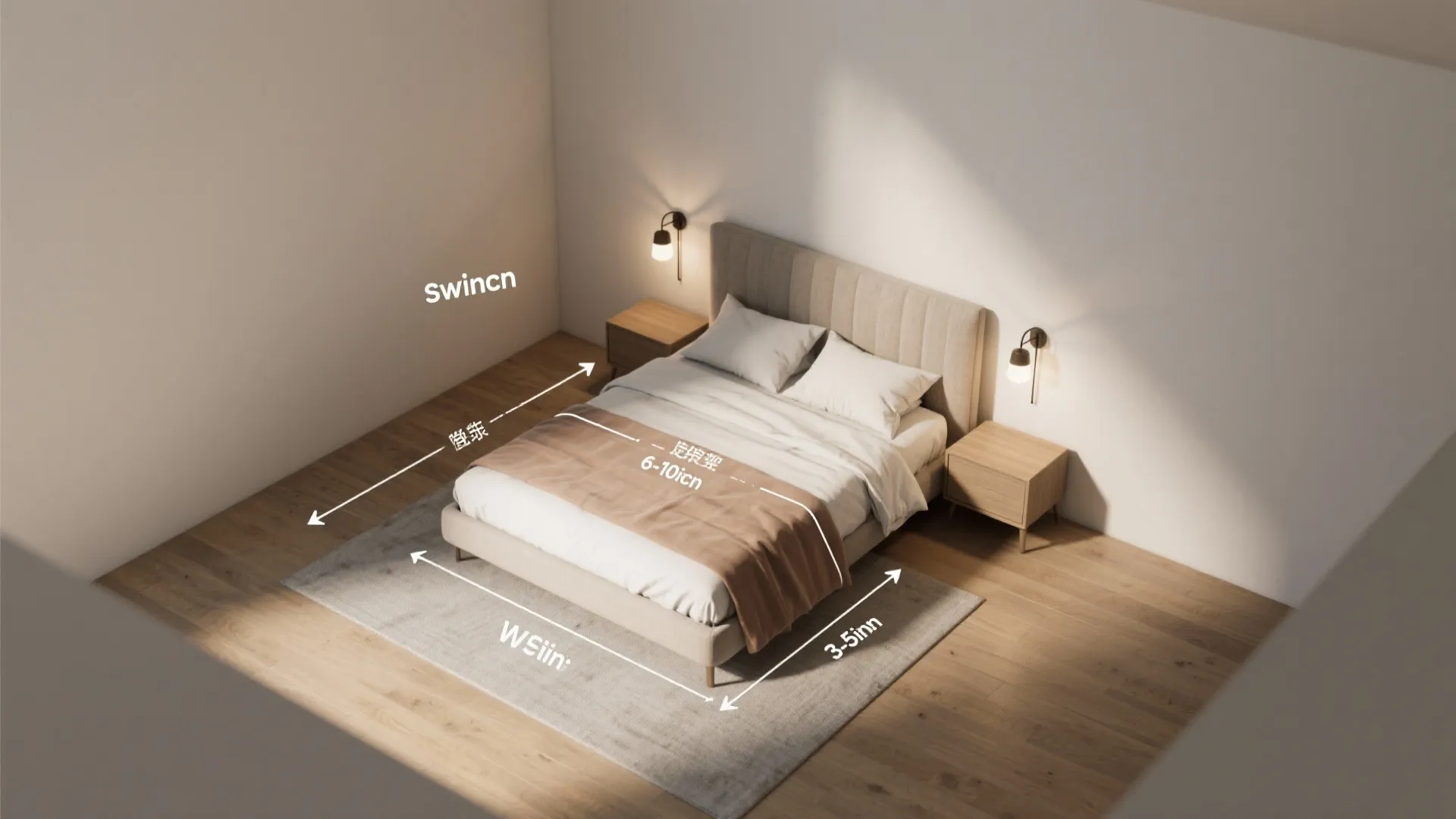 2) Swing-arm sconces as dual task and ambient lighting
