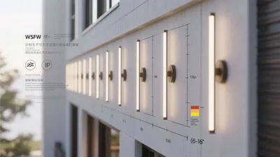 Modern Outdoor Wall Lighting Design