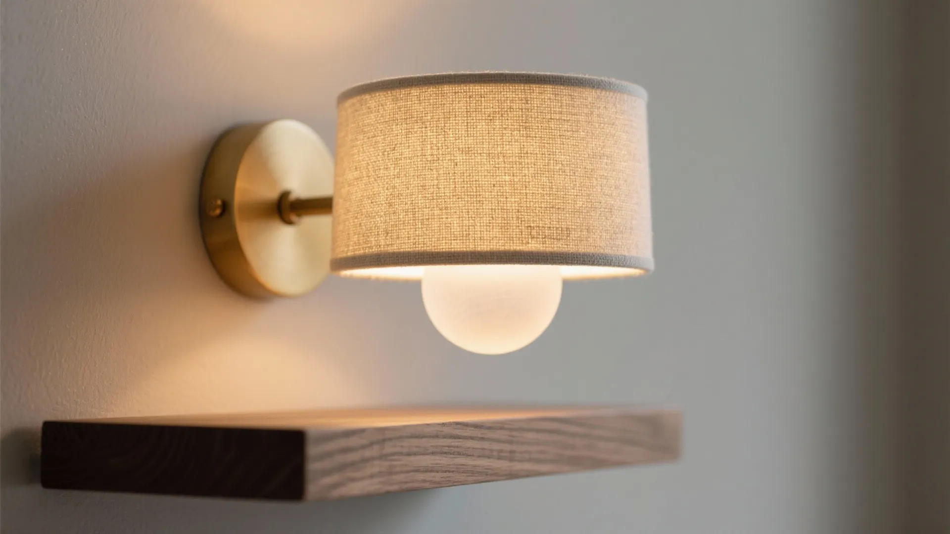 Minimal wall sconces with hidden storage
