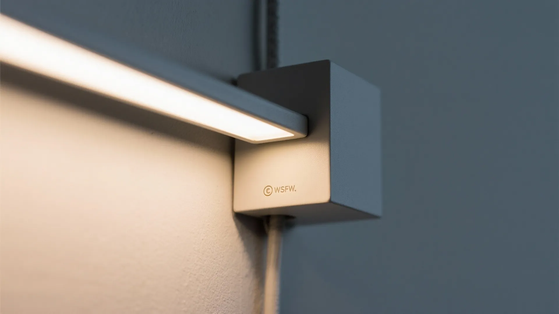 1) Minimal sconces with hidden wiring