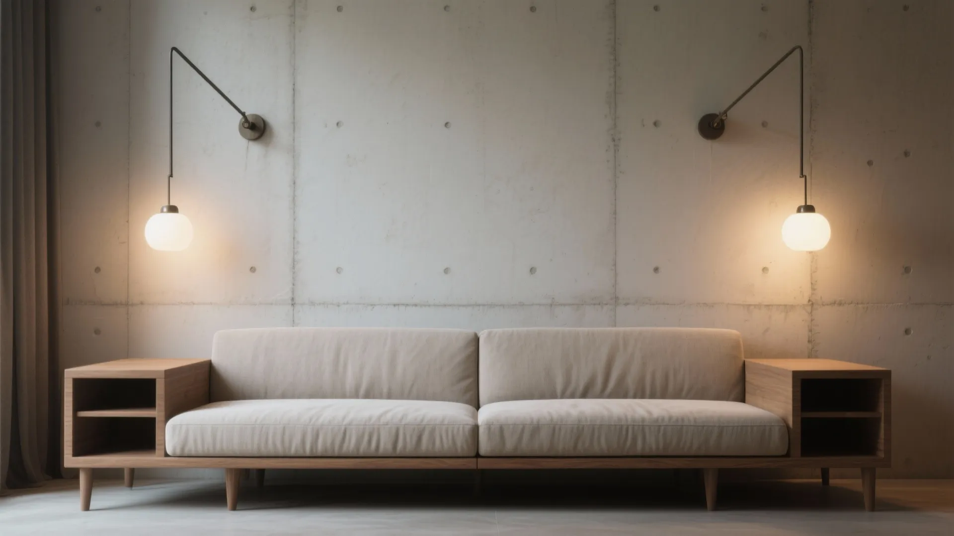 2. Use wall sconces to free up floor space