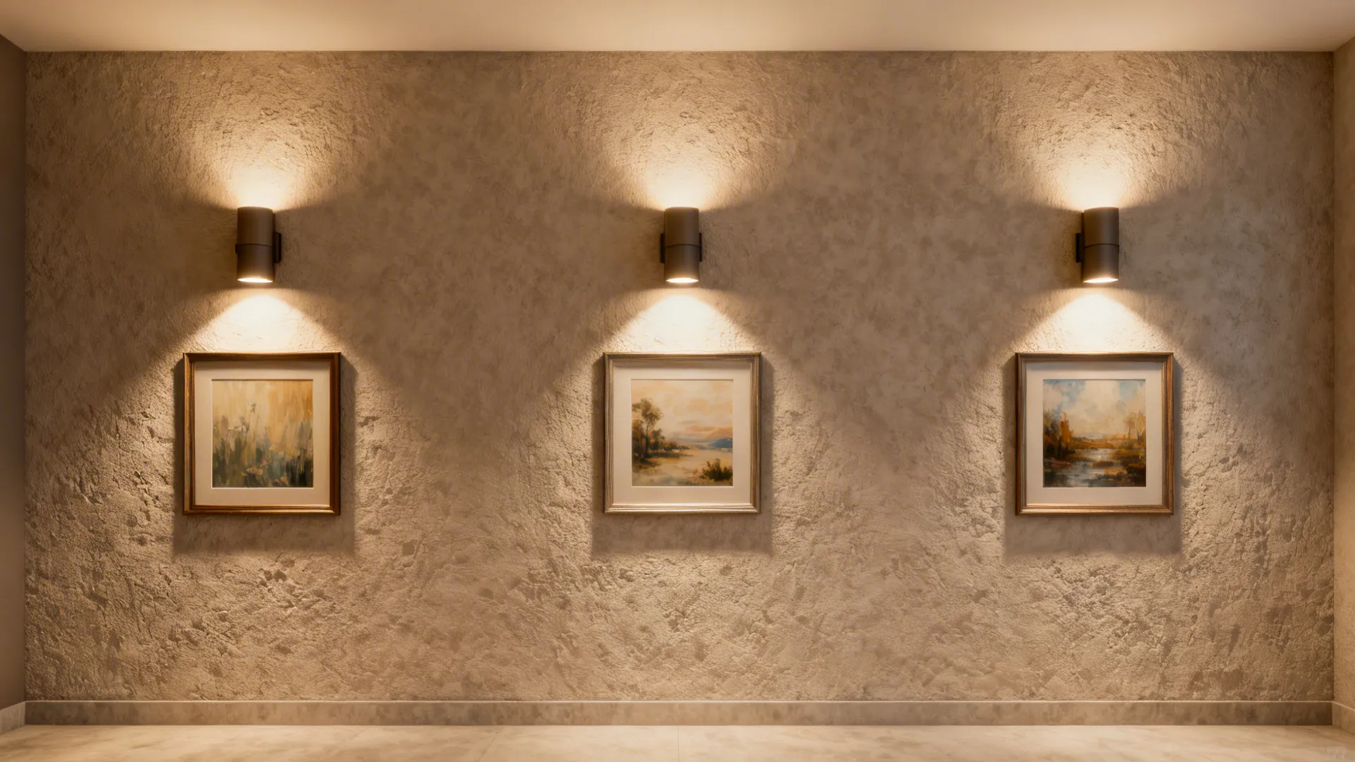 3. Wall sconces and picture lights