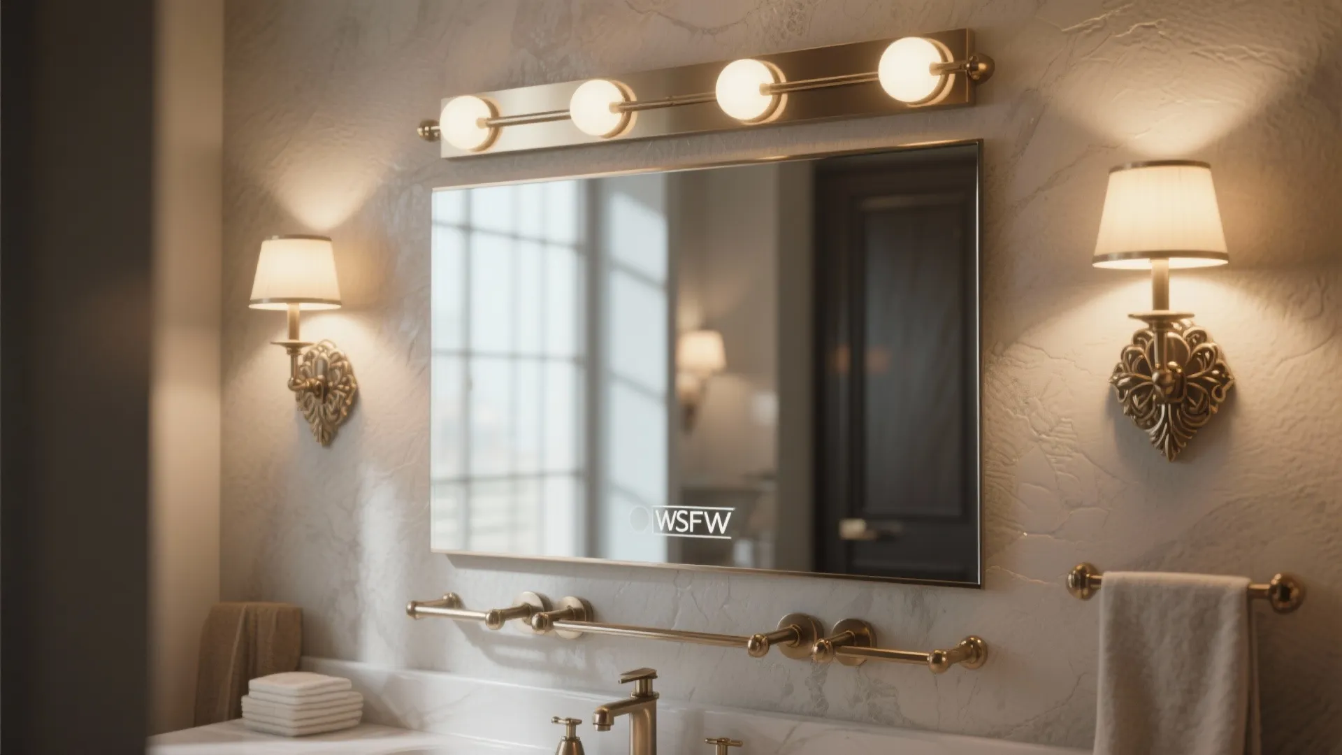 4. Combine with sconce accents for layered lighting