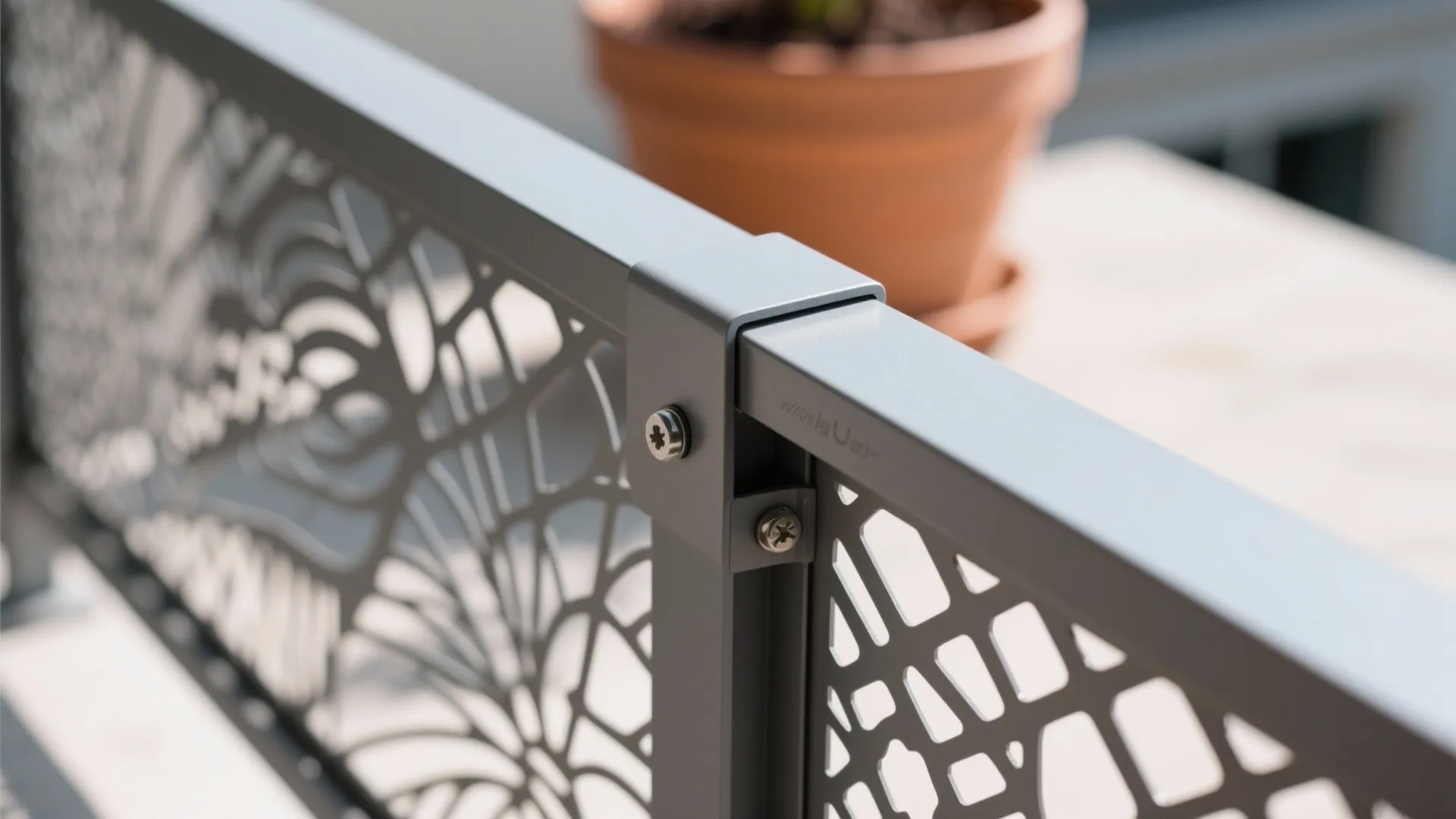 Artful Rail Screens and Patterned Privacy