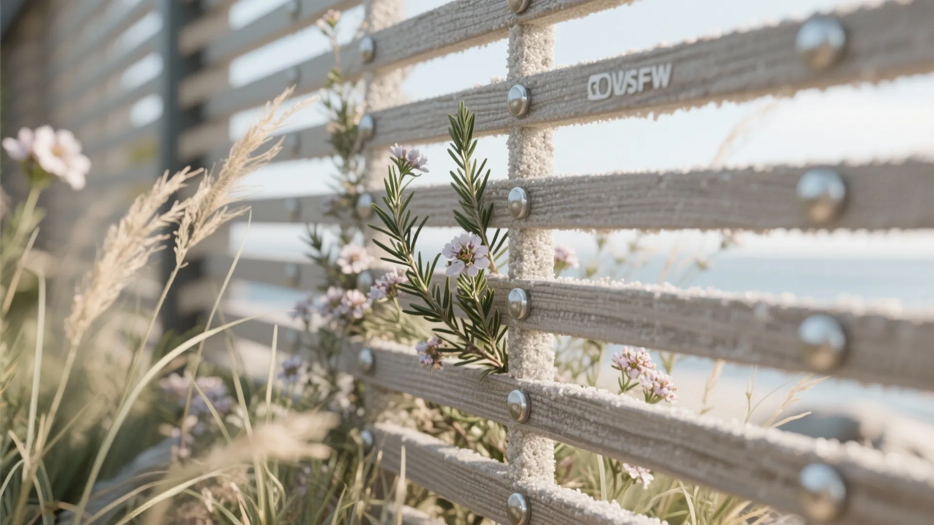 Layered privacy and wind control with planters and screens