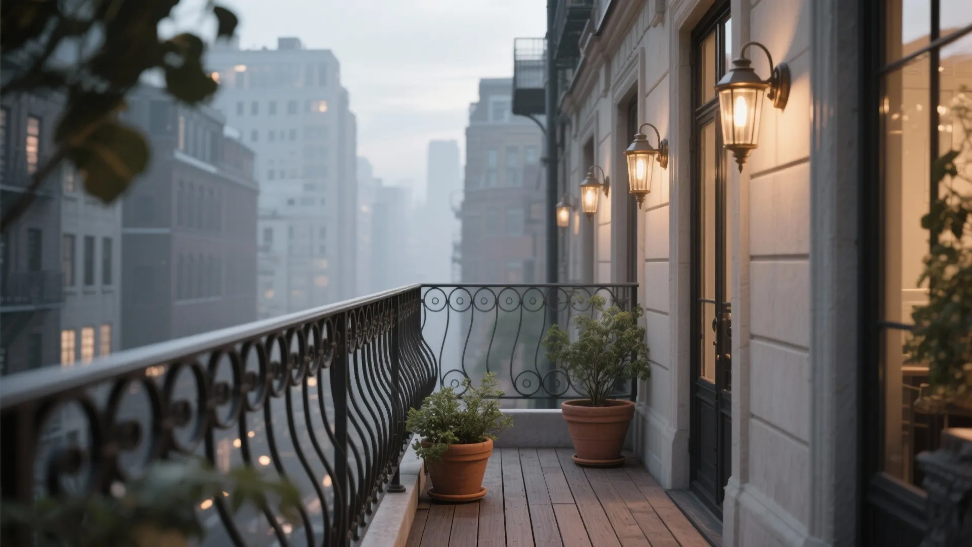 Modern Wrought Iron Scrollwork