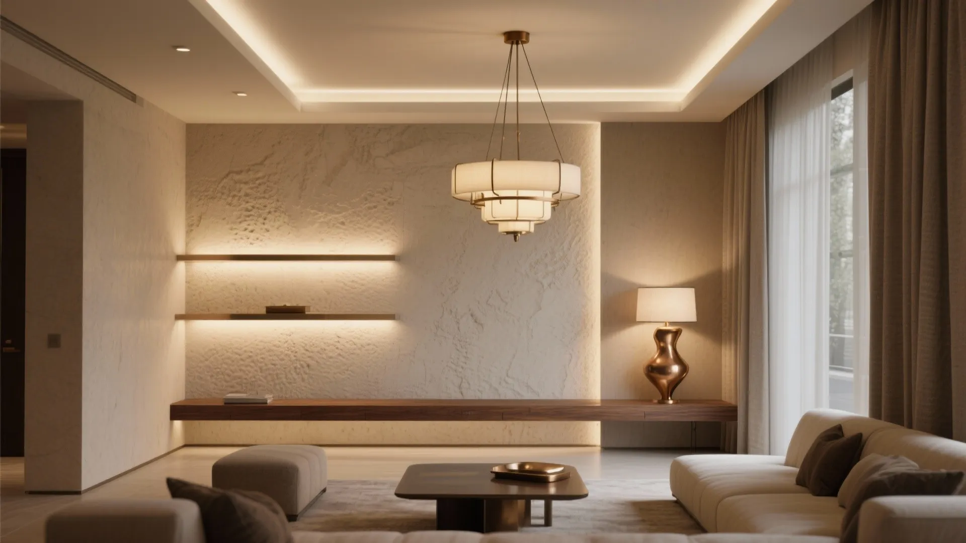 Sculptural Lighting Layers