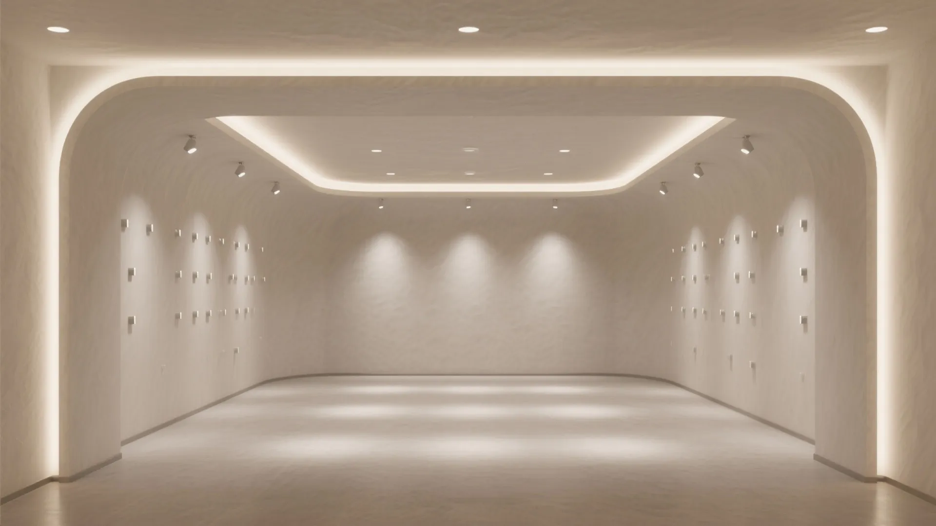 Sculpted Cove Corners with Micro Downlights