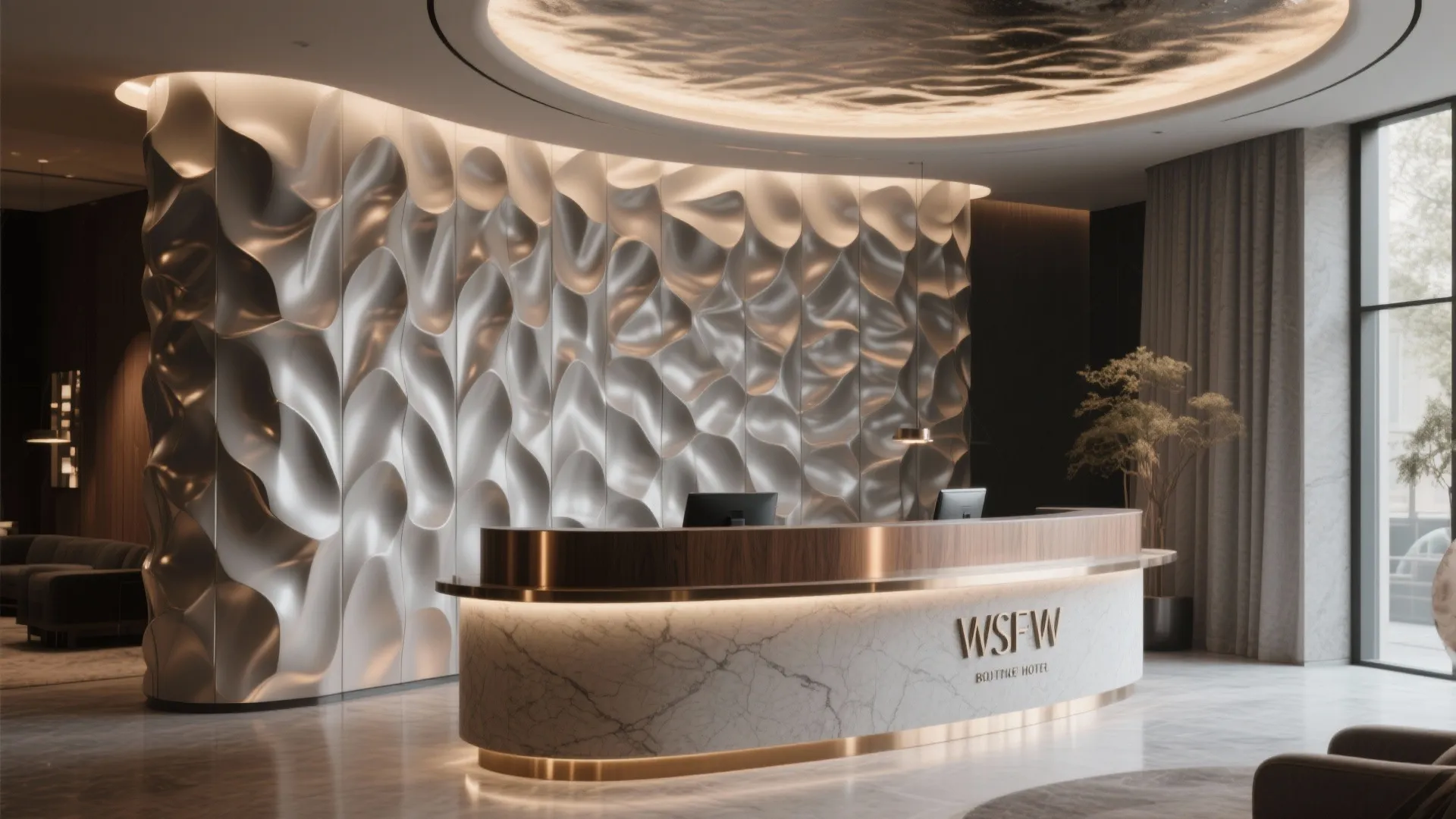 Sculptural 3D Walls and Curved Corners