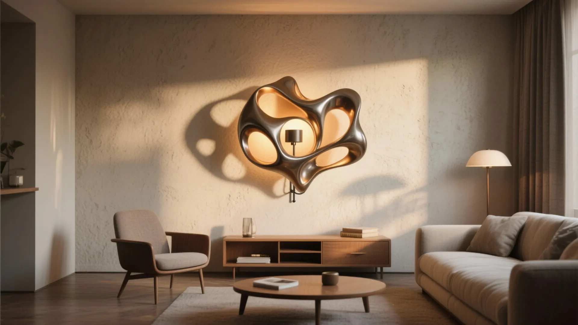 3. Sculptural Accent Lights as Art