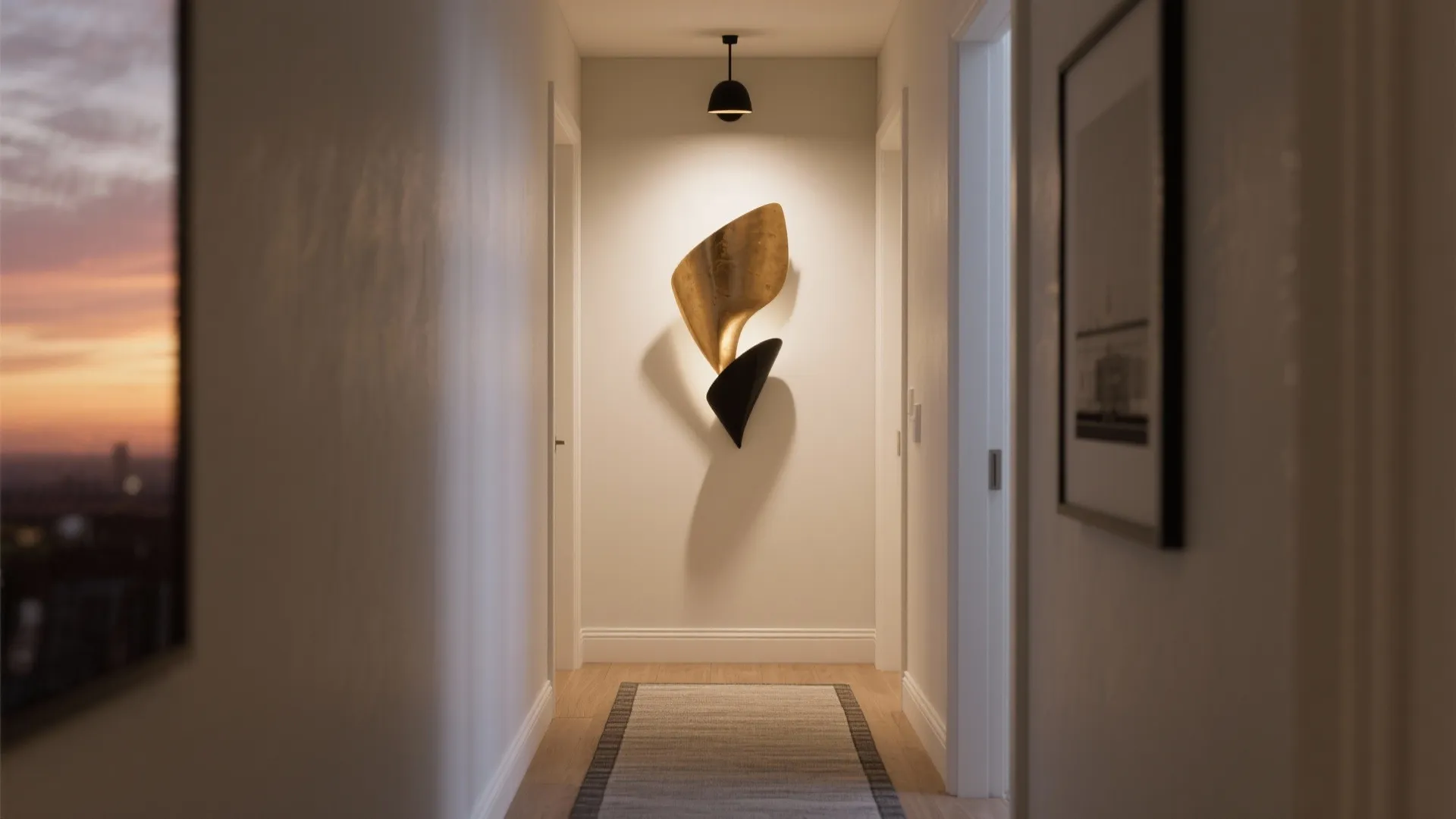 Statement art lights that double as sculpture