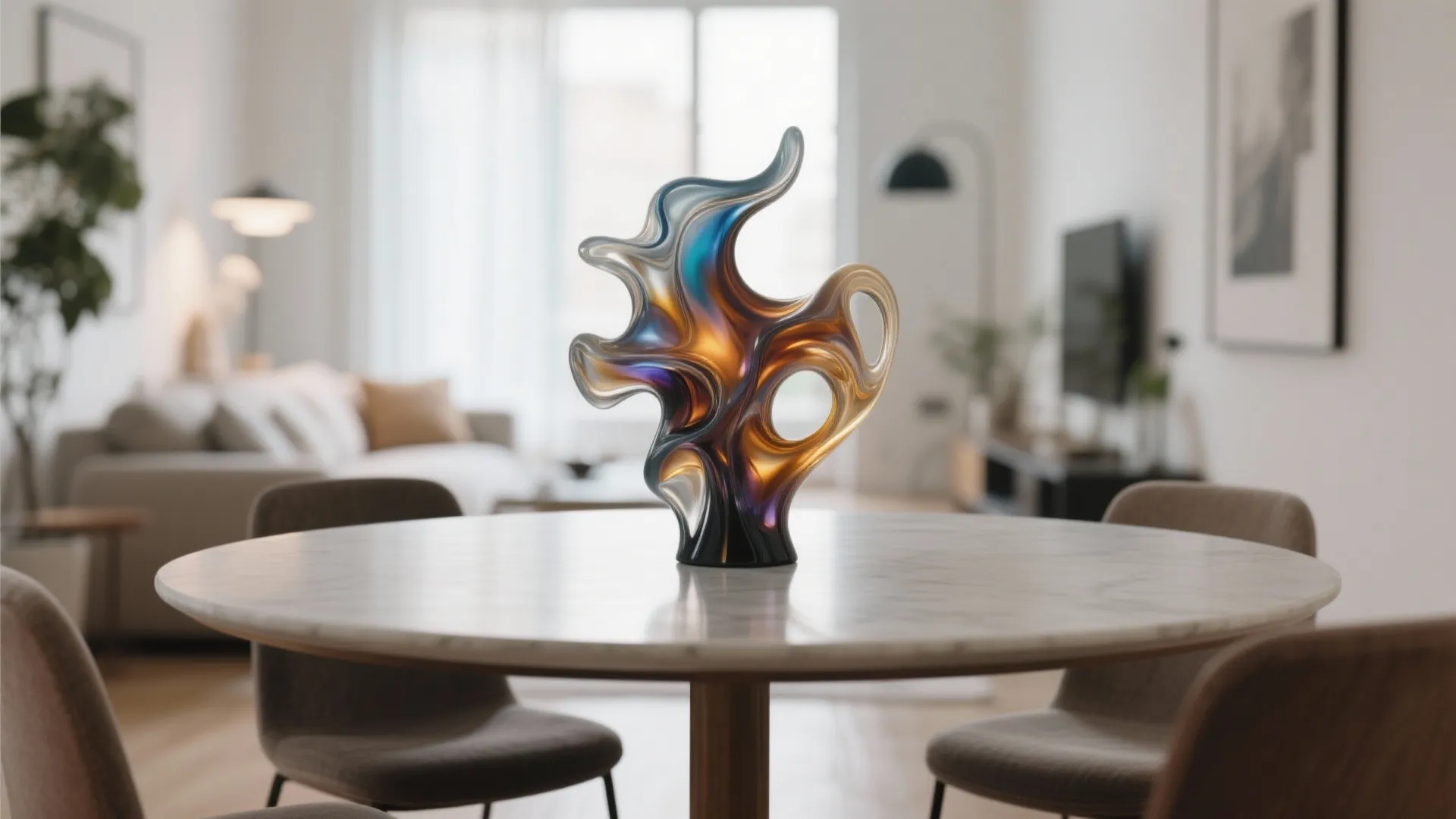 2. Go Sculptural with Centerpieces