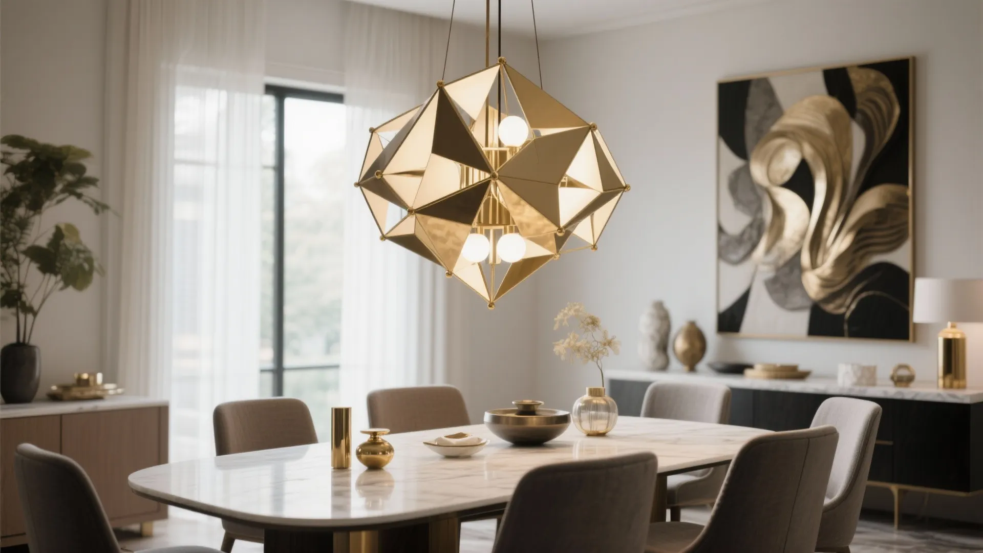 6. Sculptural Statement Piece