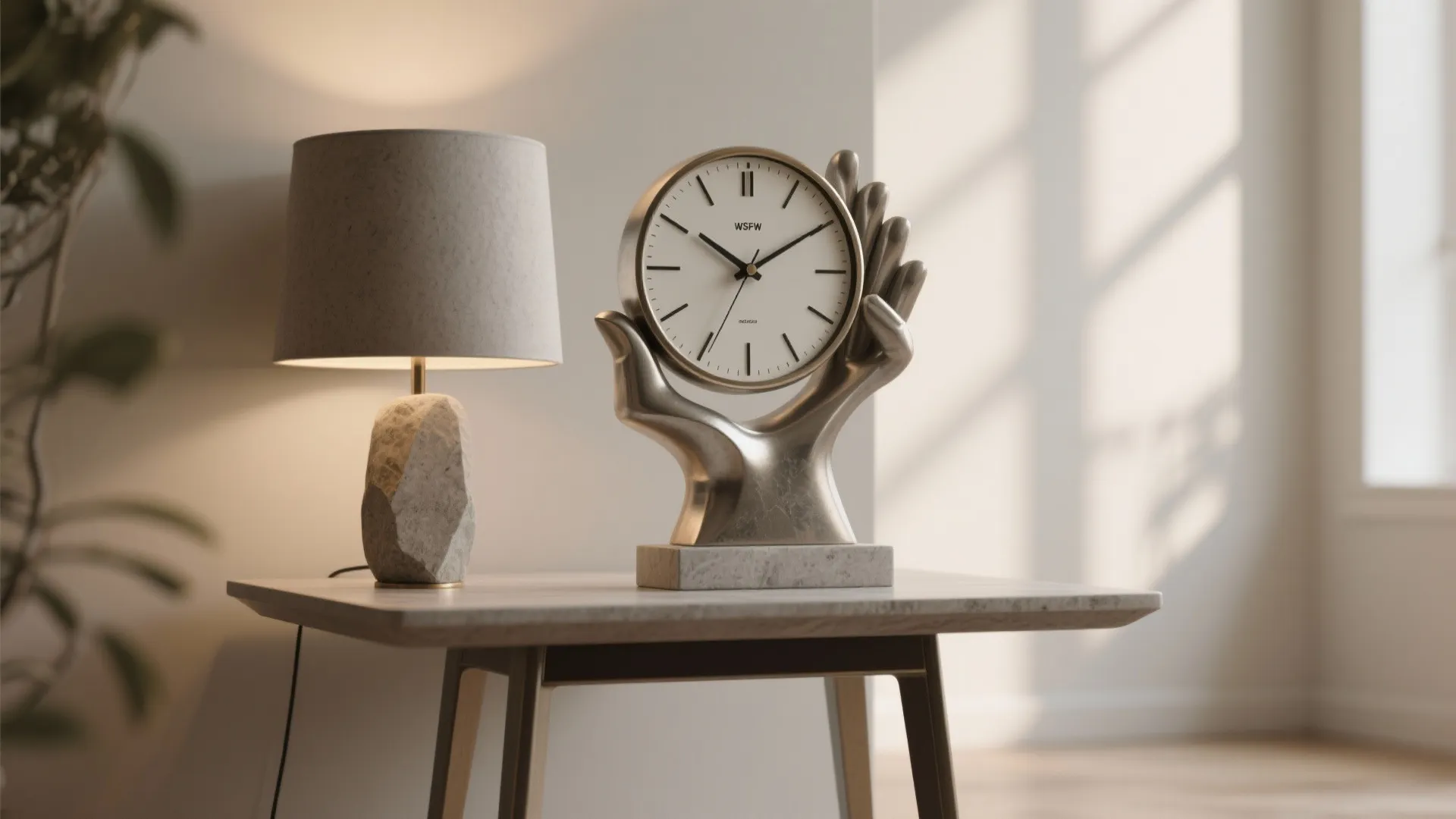3. Sculptural clock as functional art