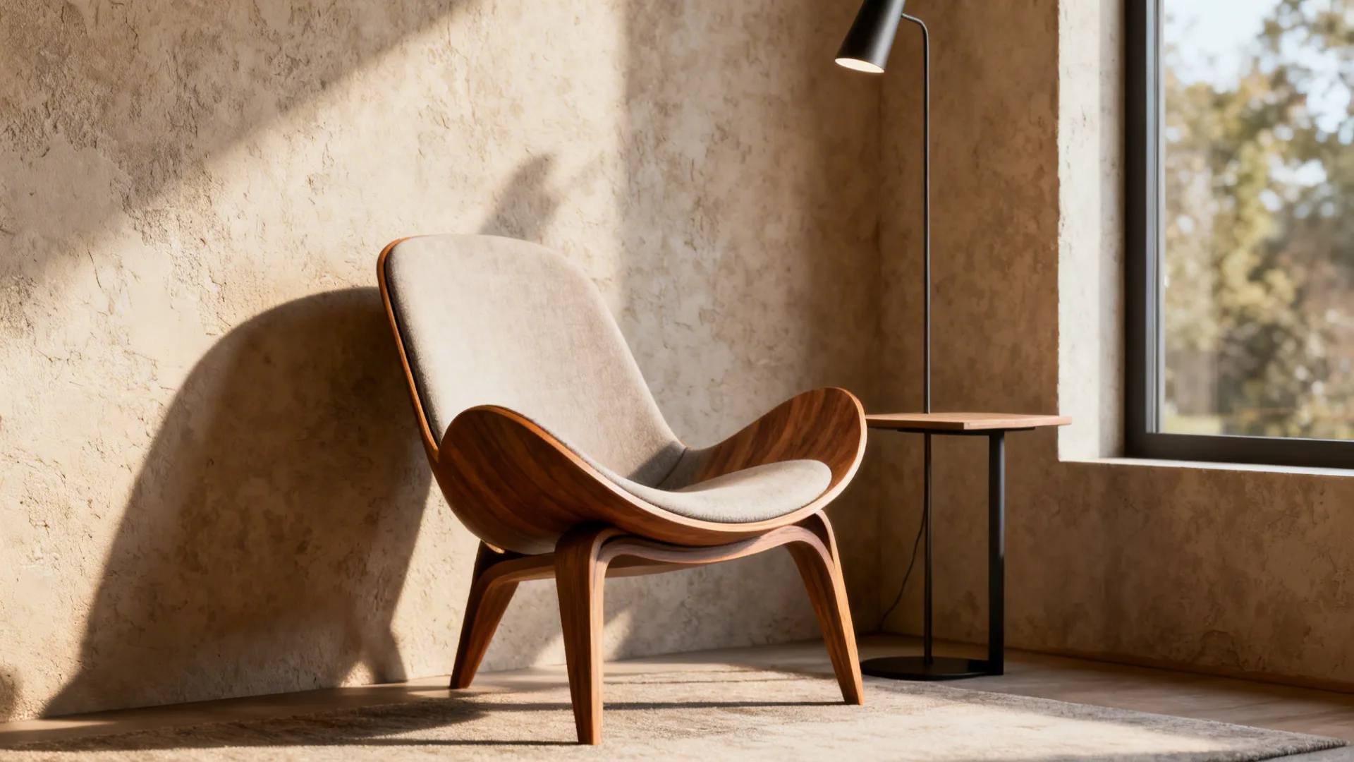 1. Anchor a corner with a sculptural accent chair