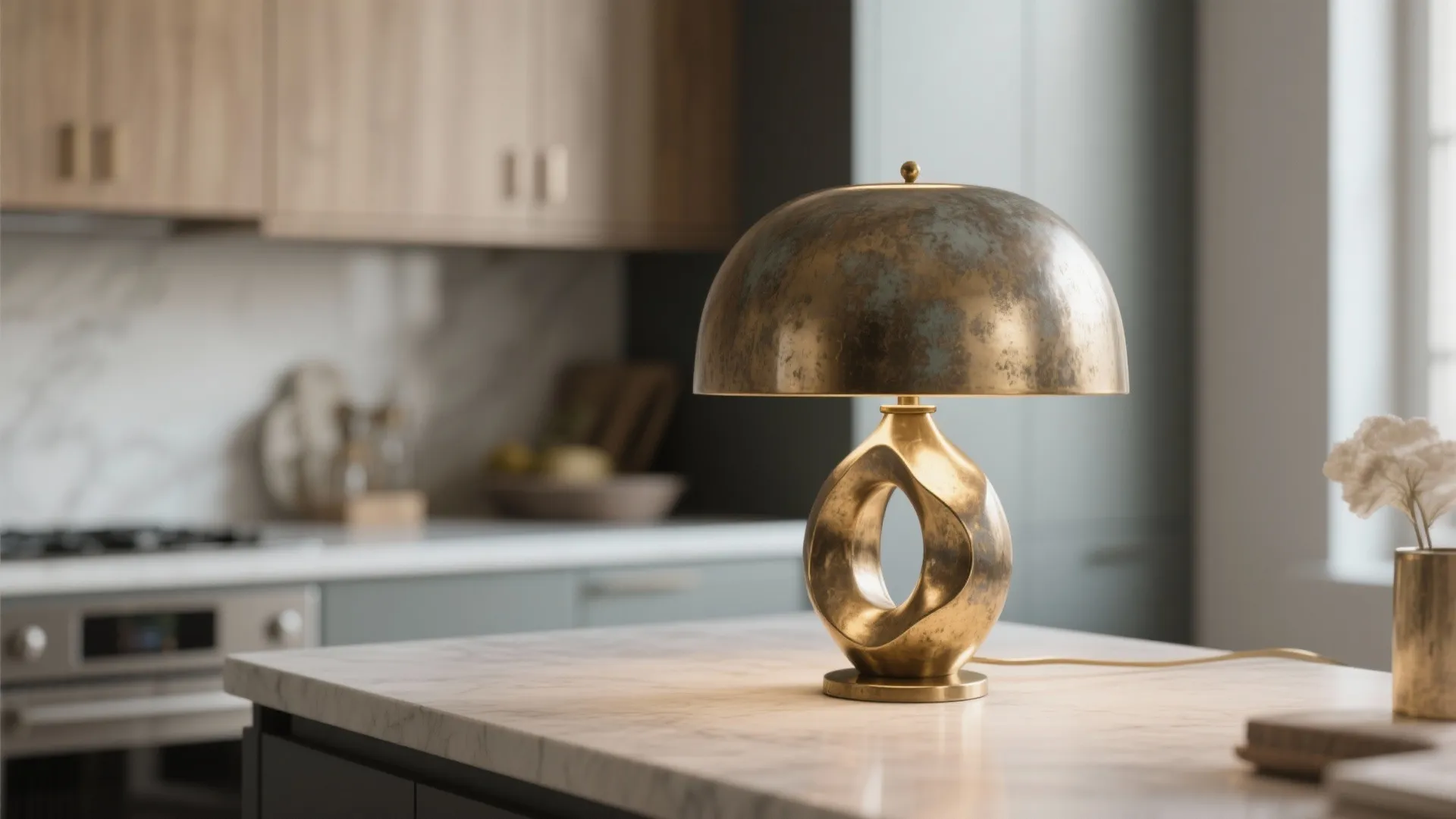 Sculptural statement lamps for personality