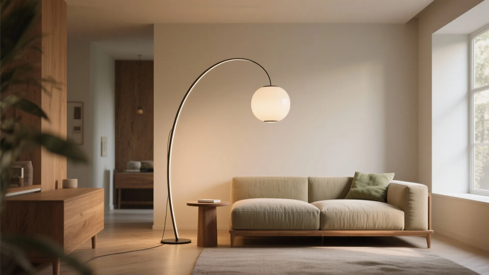 Sculptural Floor Lamps as Artful Focal Points
