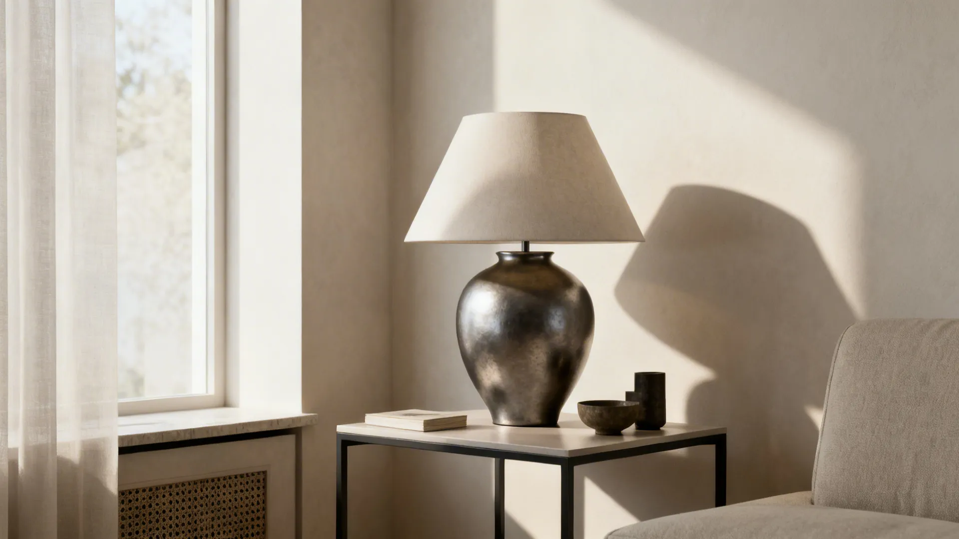 5. Statement Sculptural Lamp