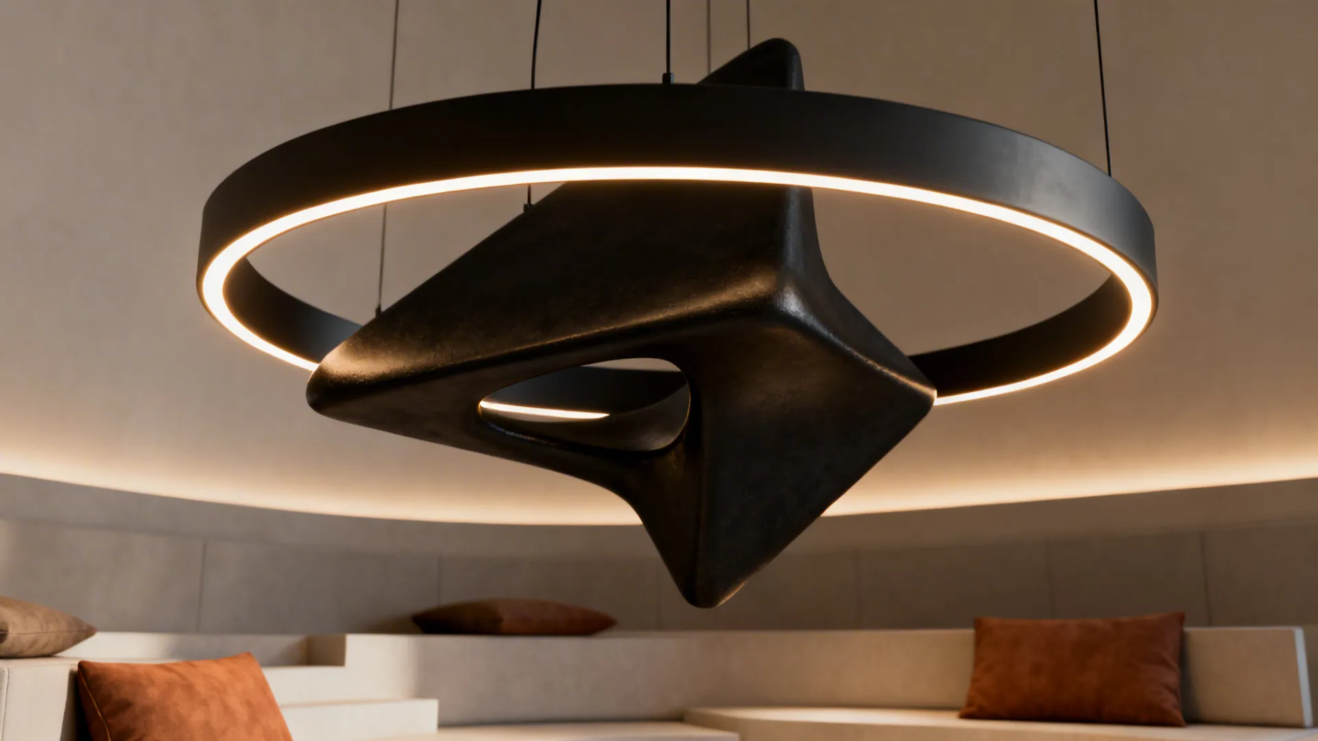 5. Statement LEDs and Sculptural Fixtures
