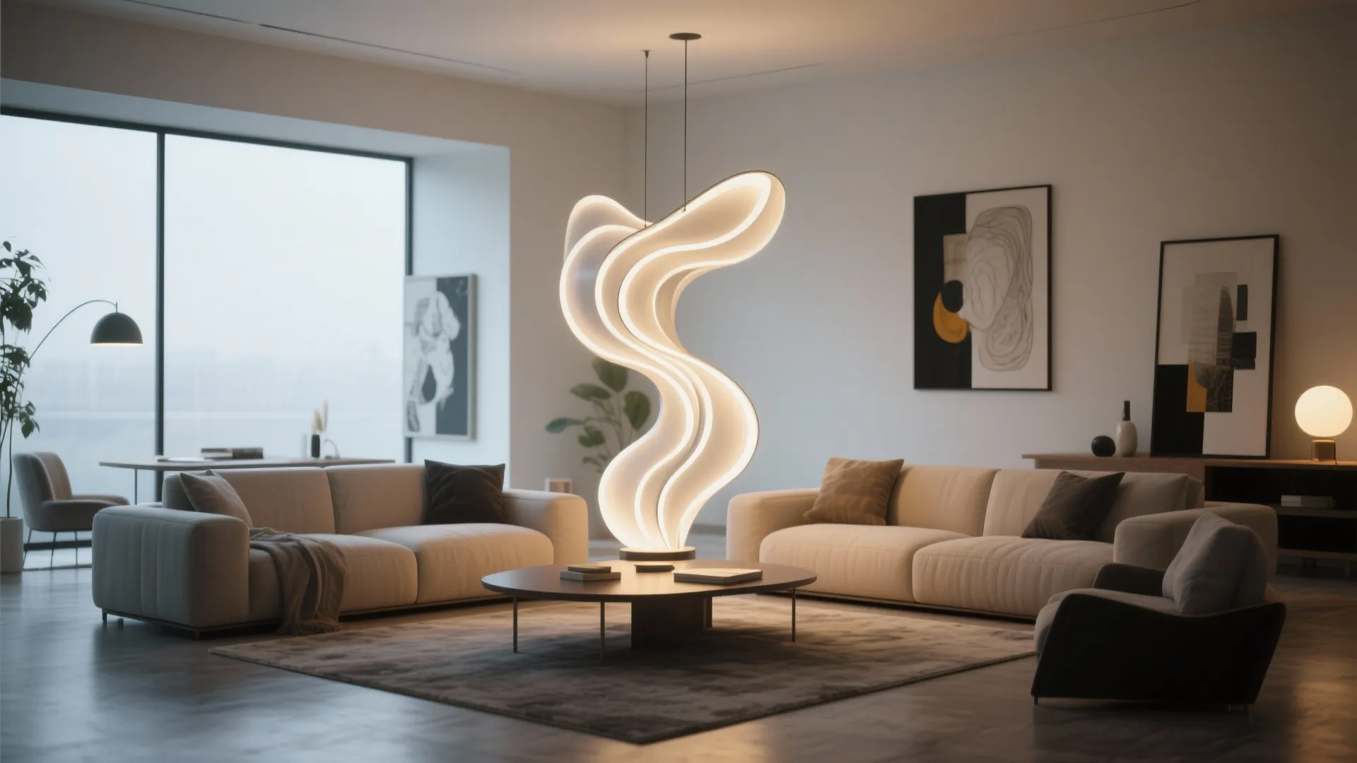 5. Sculptural LED Lamps