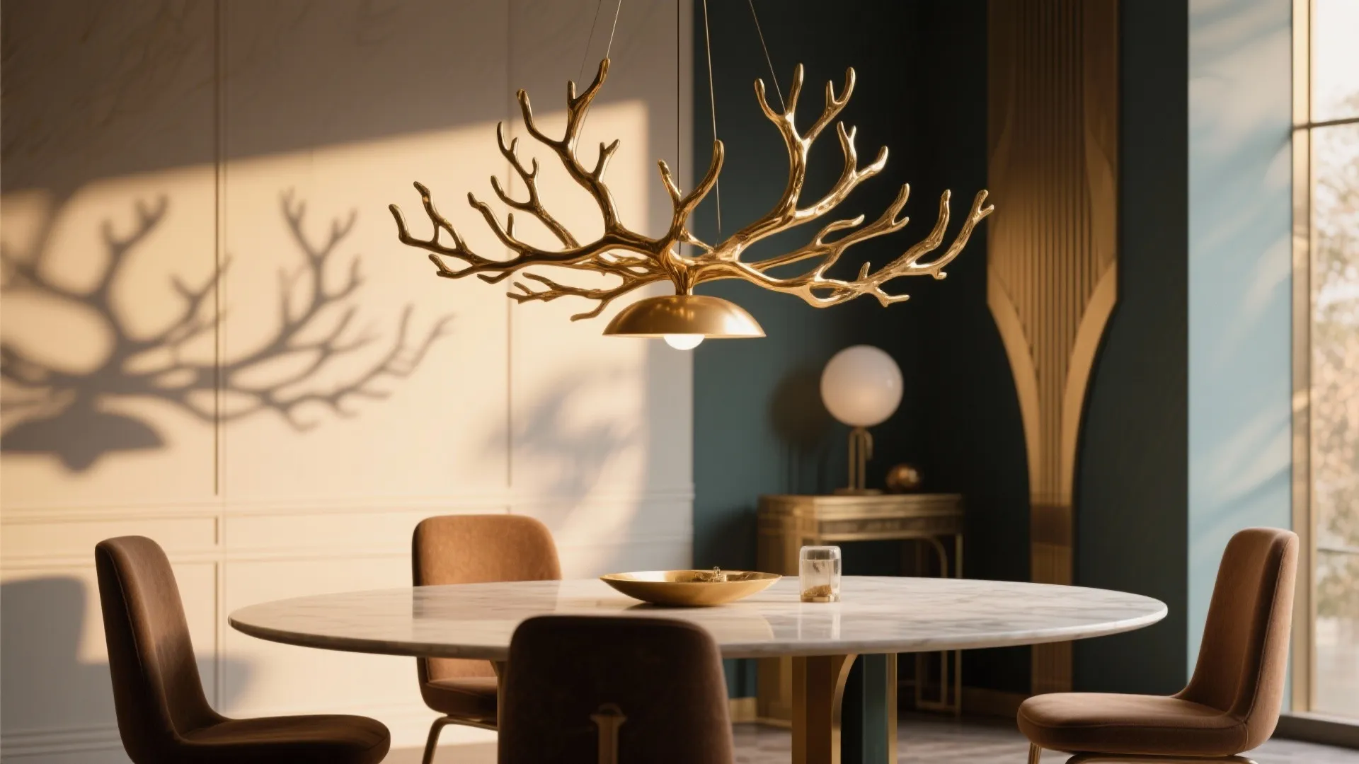 4. Sculptural Lighting Piece