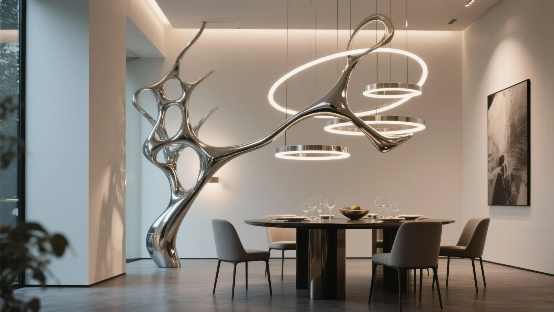 8. Art-Style Sculptural Lighting