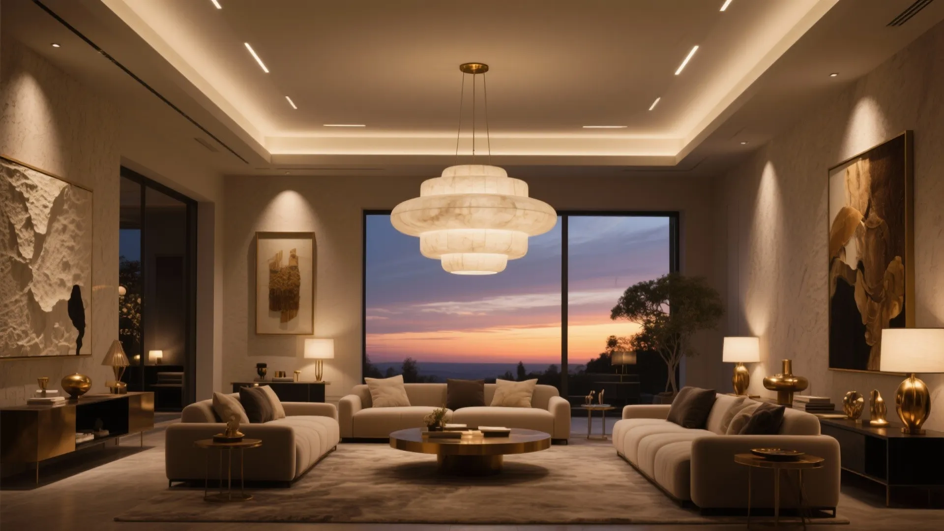 Sculptural Lighting Layers