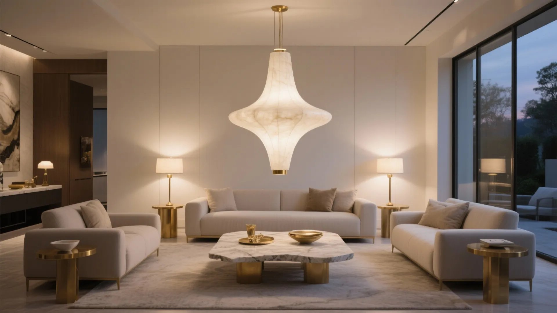 Sculptural Lighting as the Focal Art