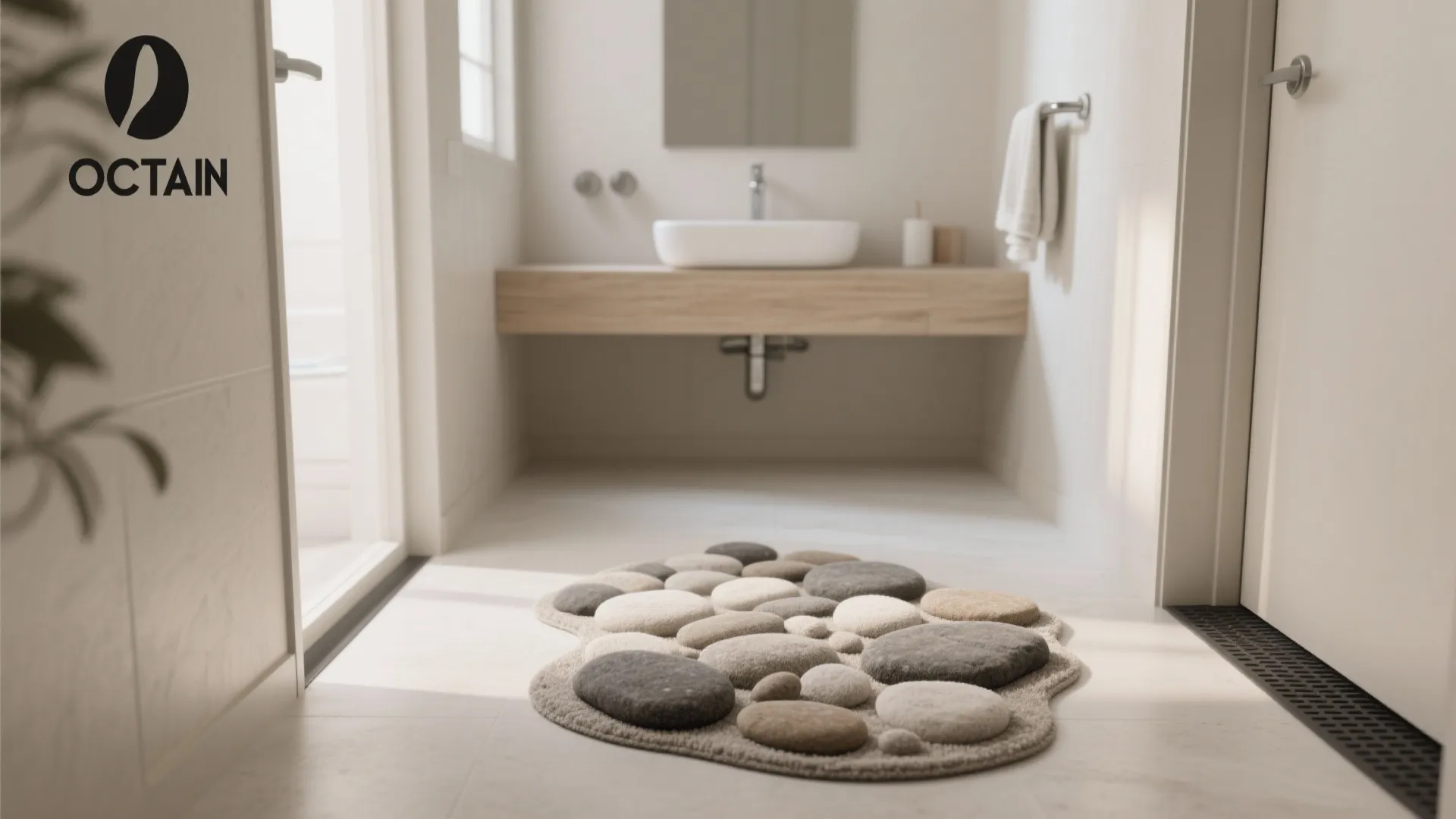 2. Sculptural mats as a focal point