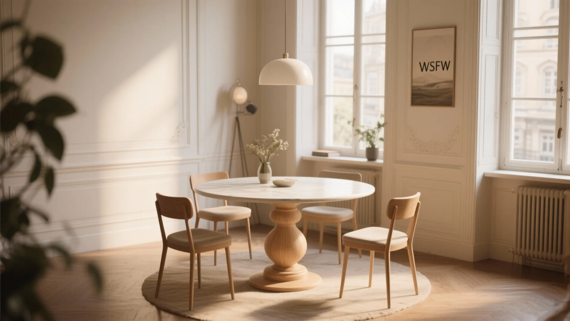 1. Sculptural Pedestal Base