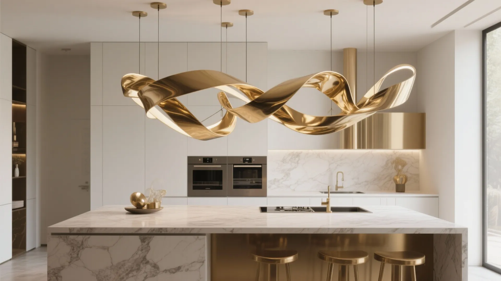 7. Sculptural Artistic Fixtures