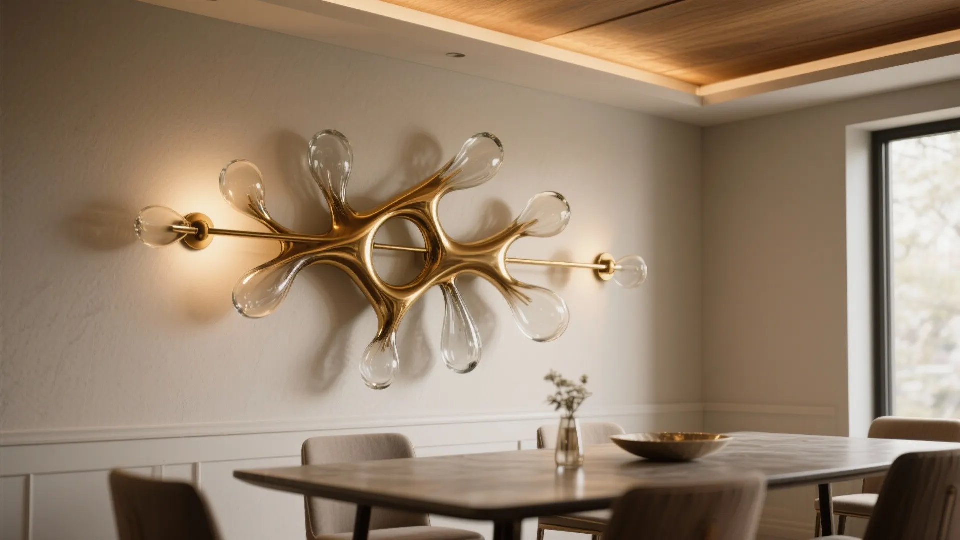 5. Sculptural Statement Sconces as Art Pieces