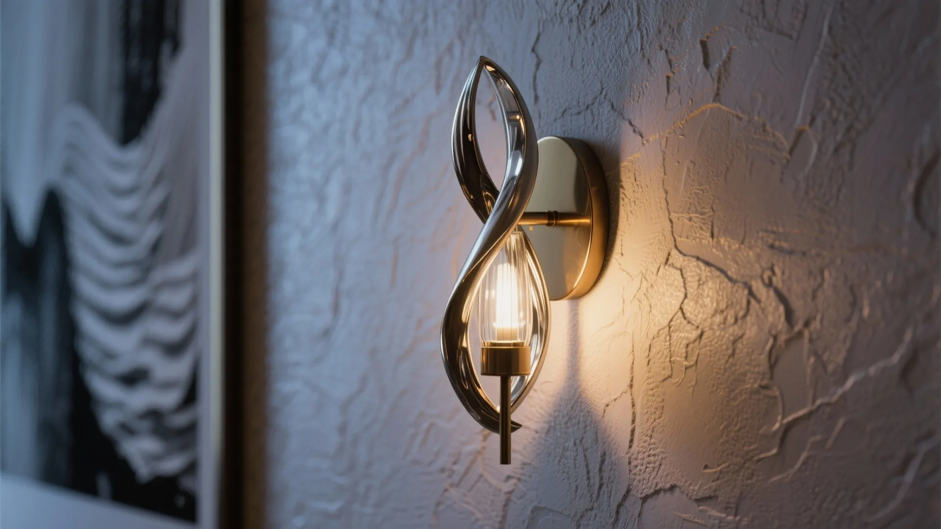 4. Sculptural Wall Sconces as Artful Accents