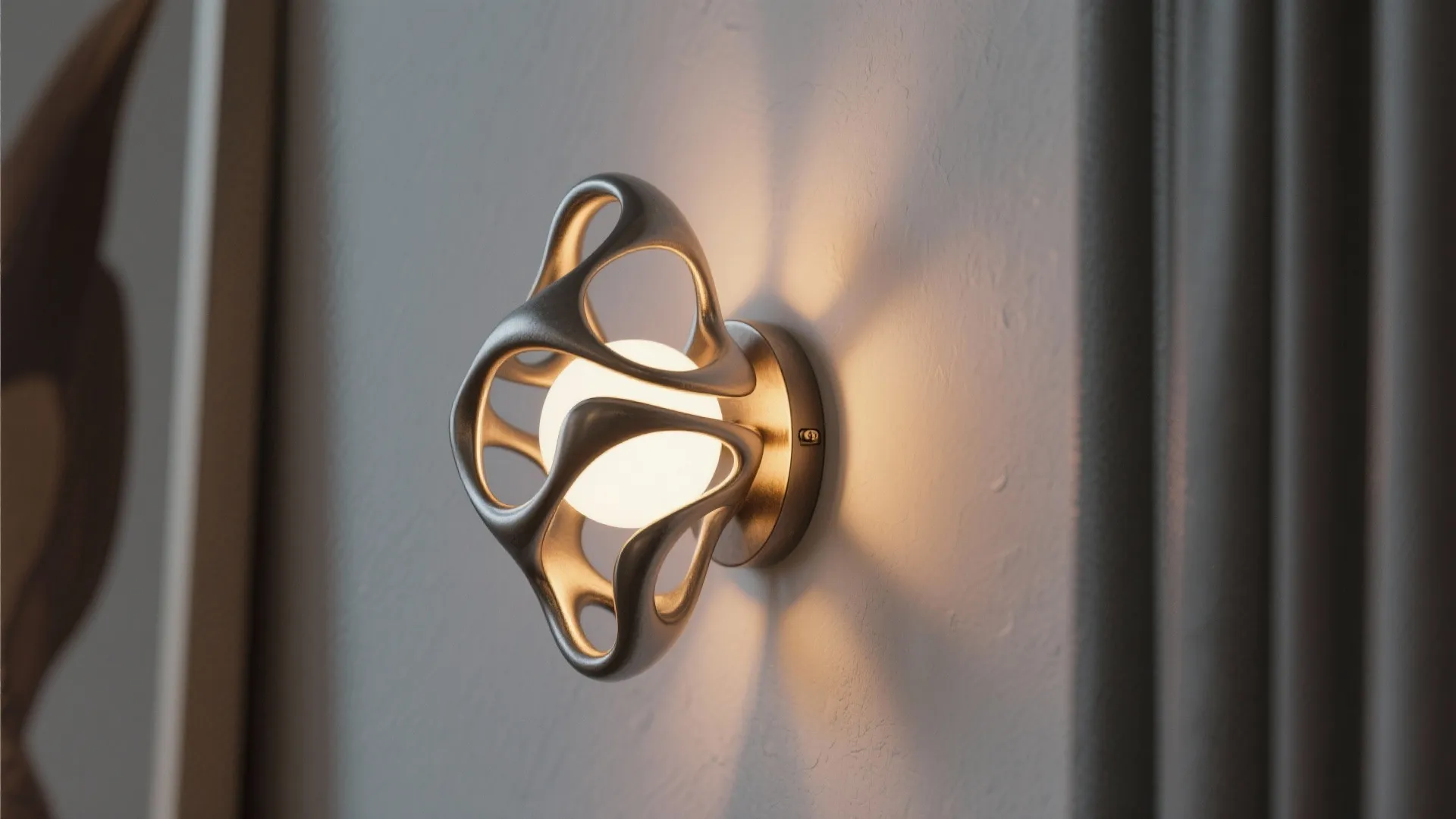 4. Sculptural Wall Lights as Functional Art