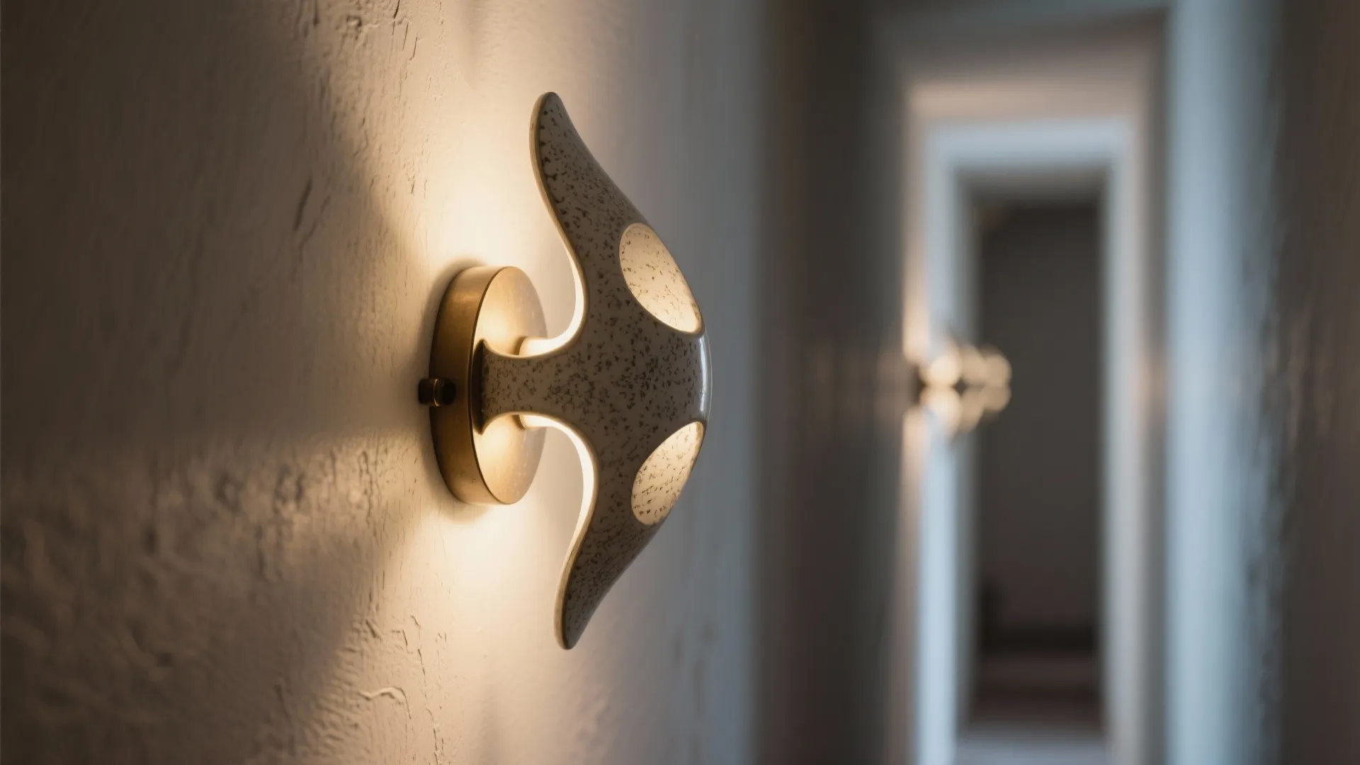 1. Sculptural Sconces as Wall Art