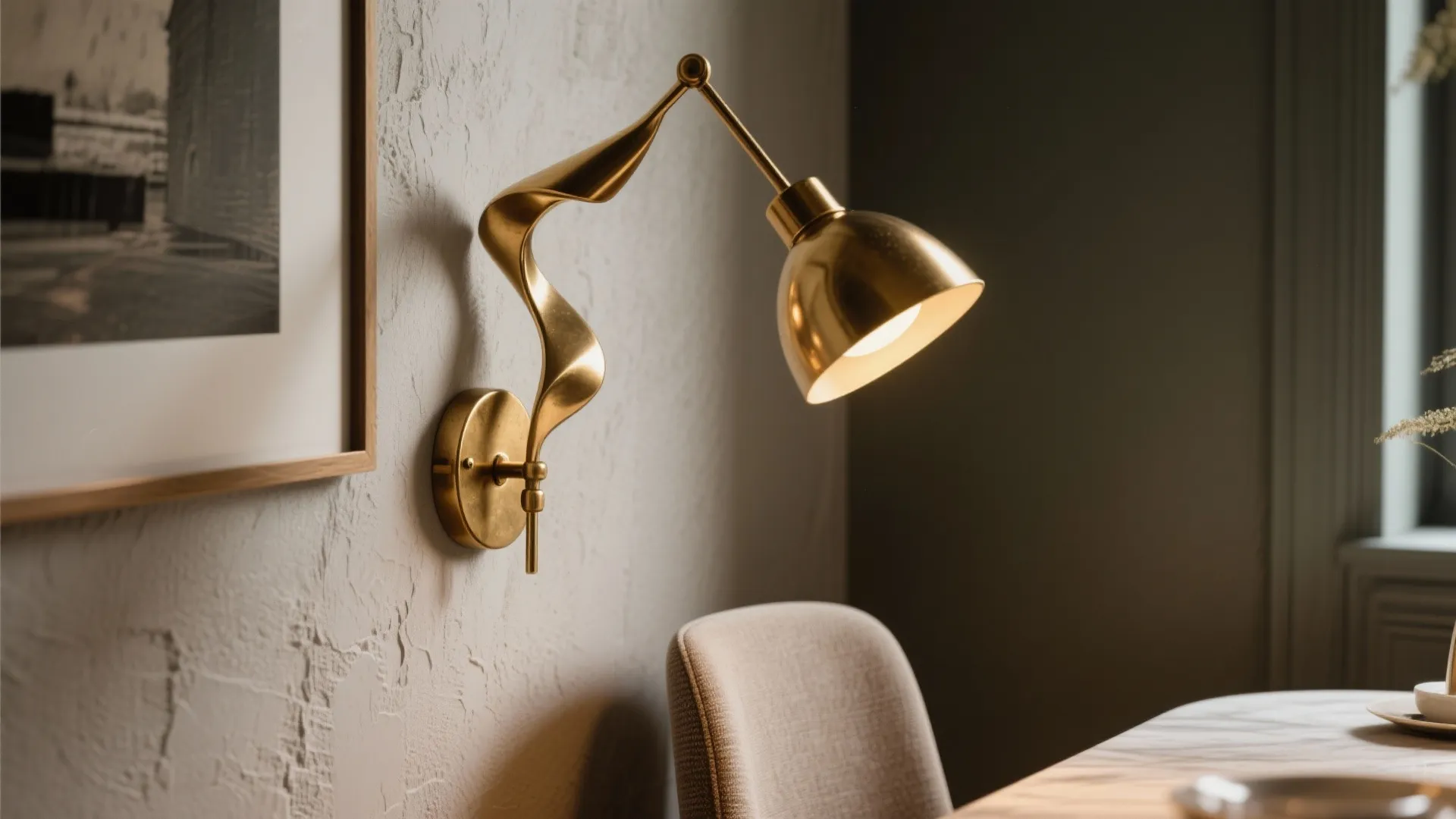 2. Sculptural Single Accent by a Head Chair