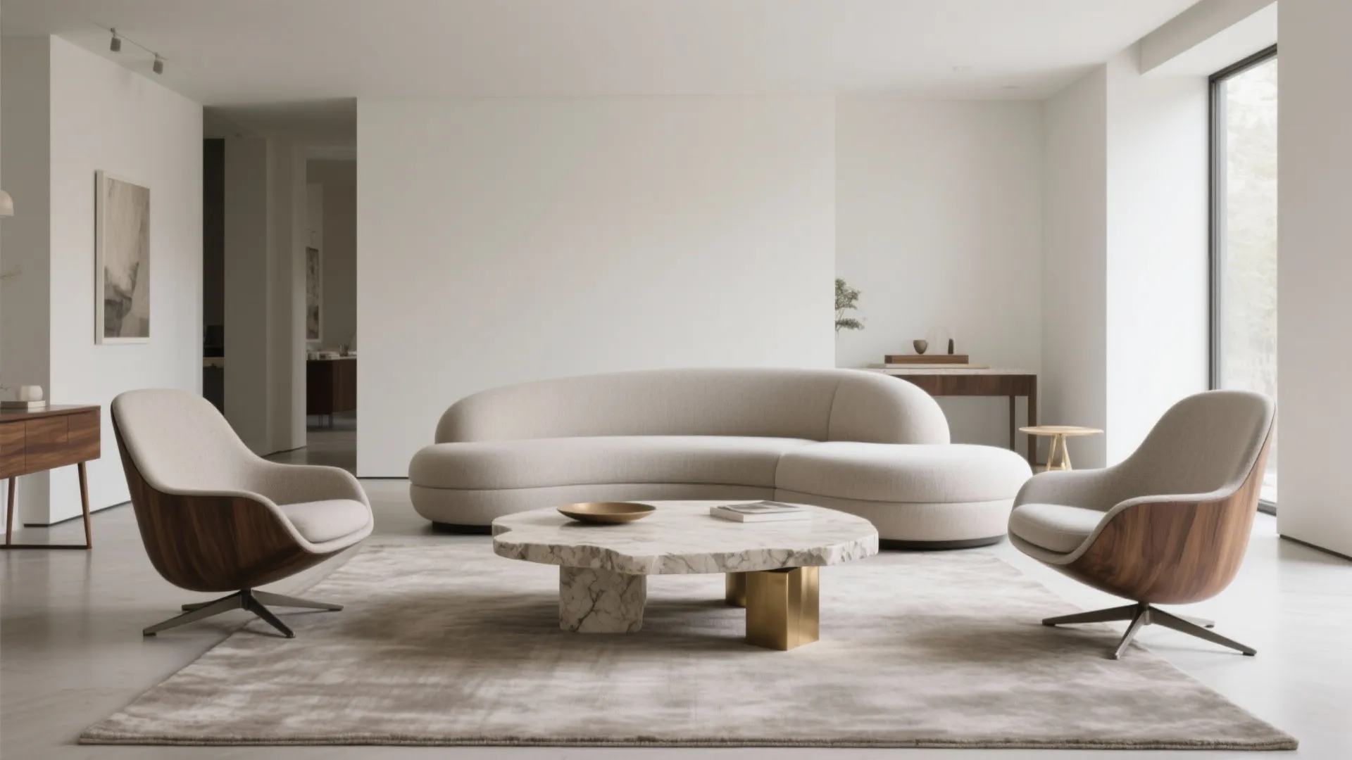 Sculptural Seating and Smart Layouts