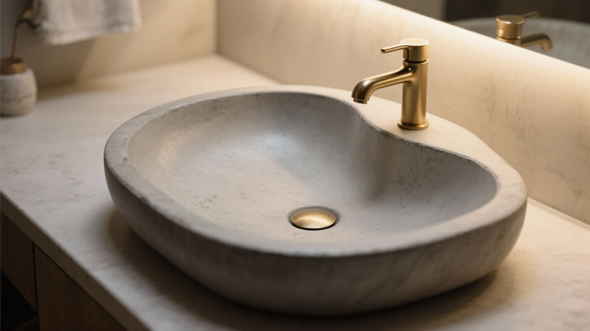 1. Sculptural Sink as a Focal Point