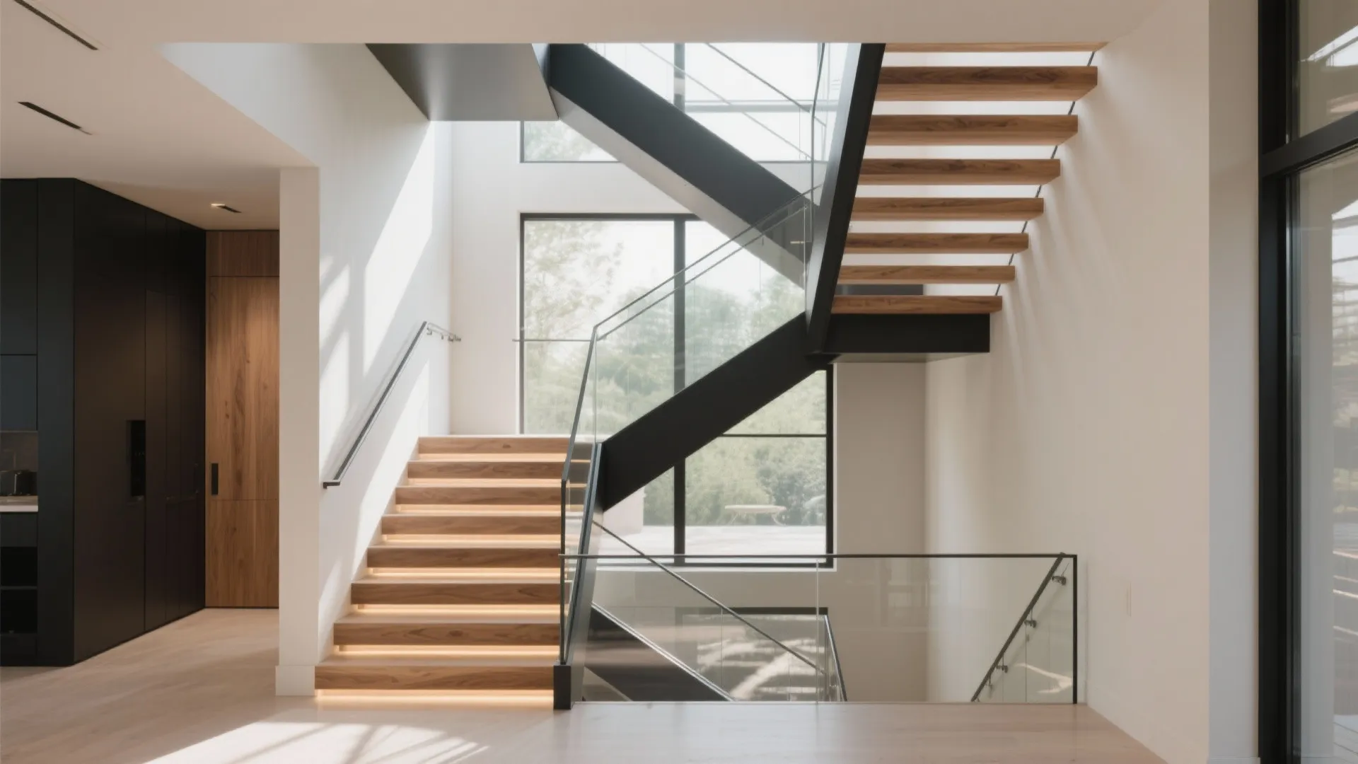 A Sculptural Staircase That Steals the Show