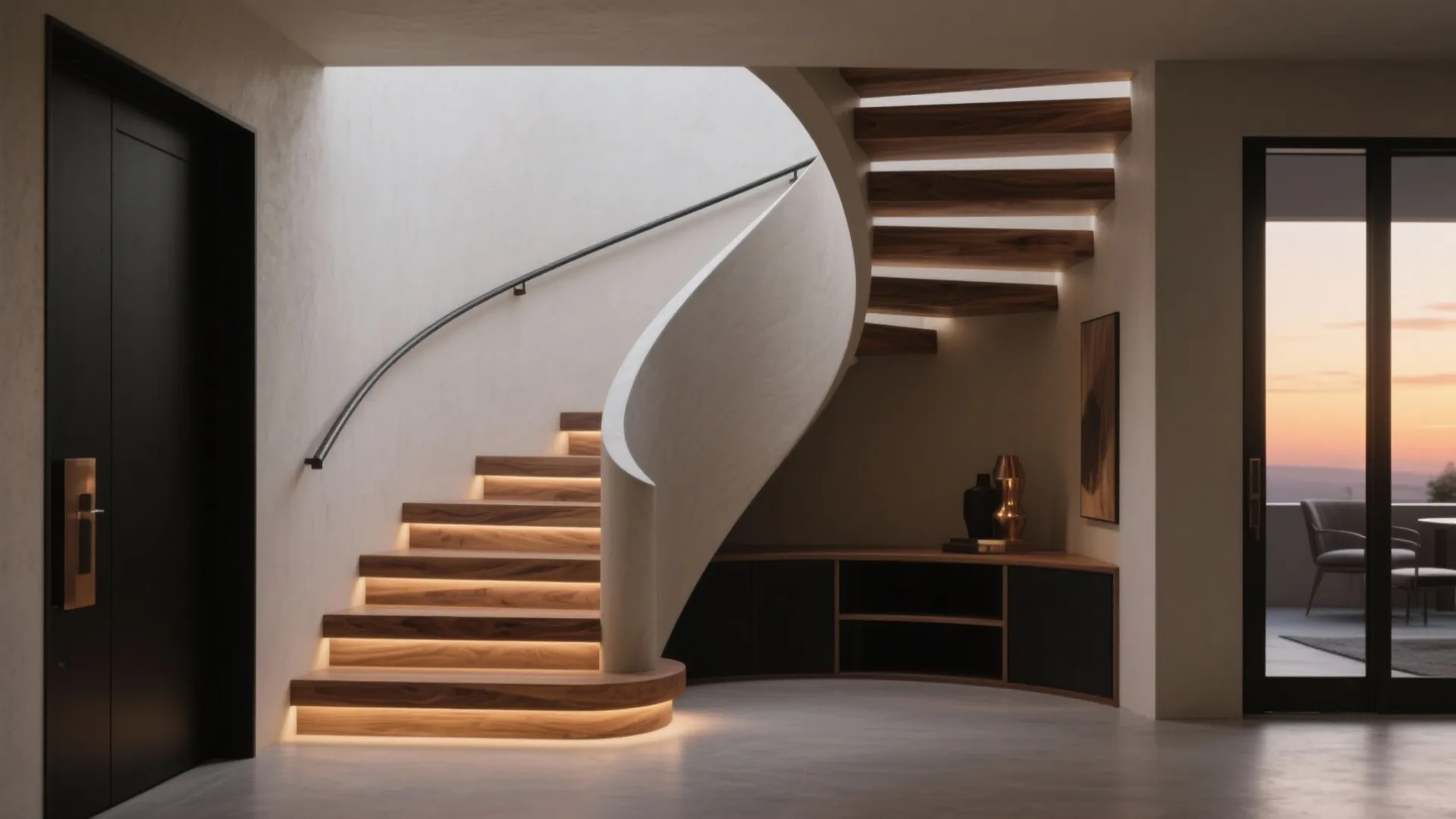 Statement Stair as Livable Sculpture