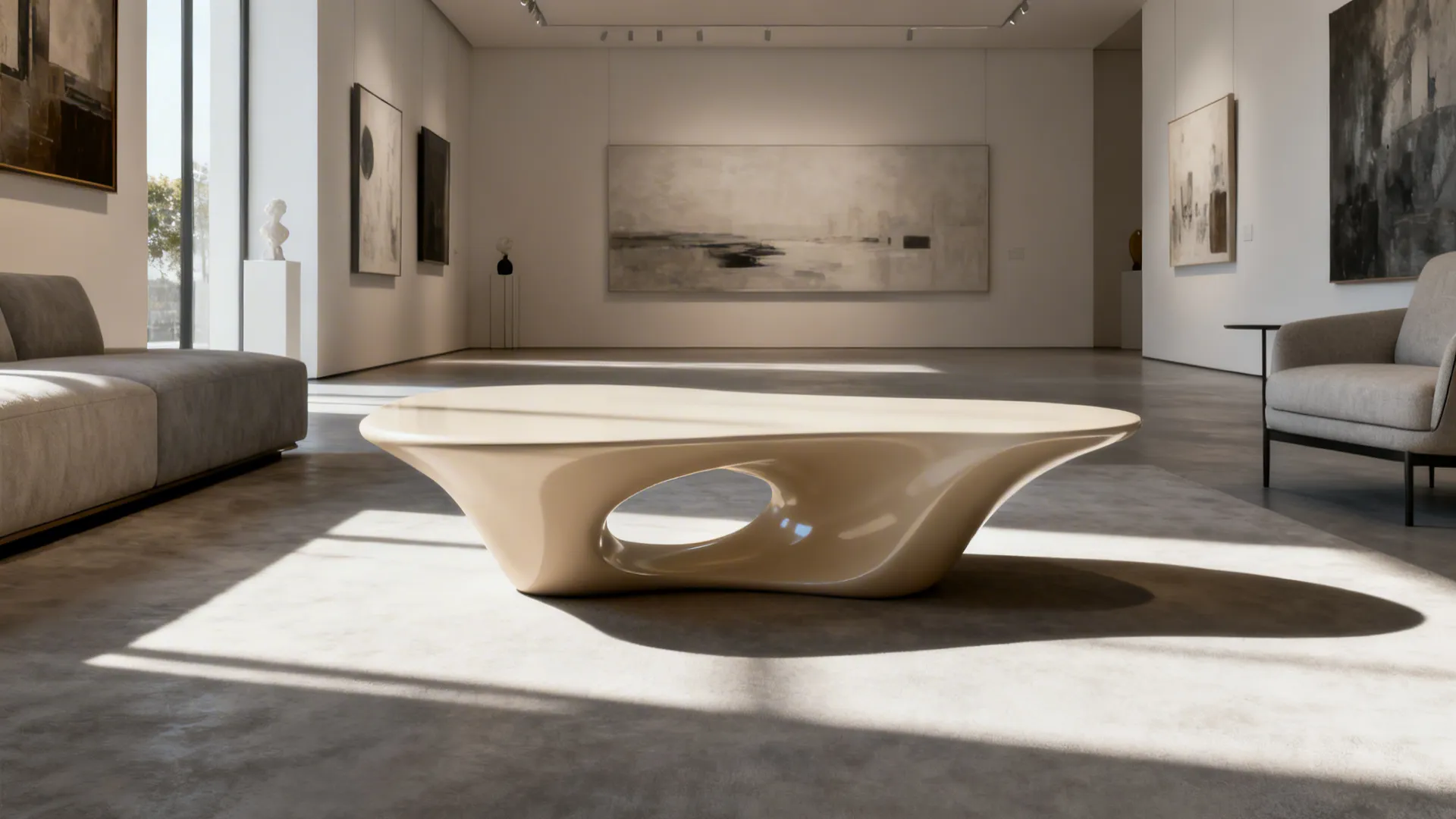 5. Sculptural statement pieces as focal anchors