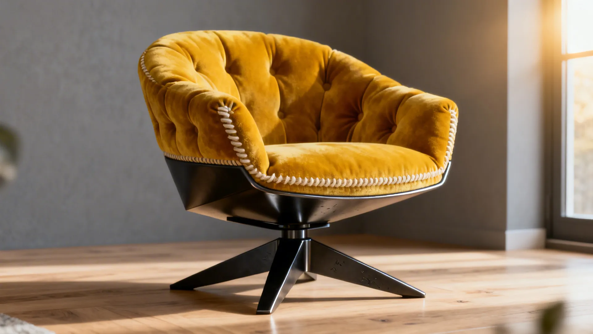 5. Sculptural Swivel as a Focal Point