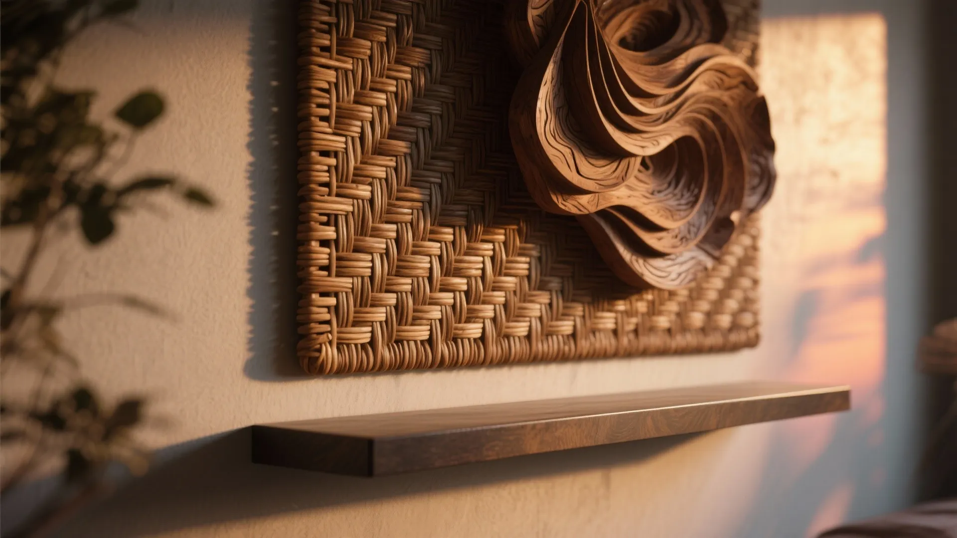 3. Sculptural or Textural Installations