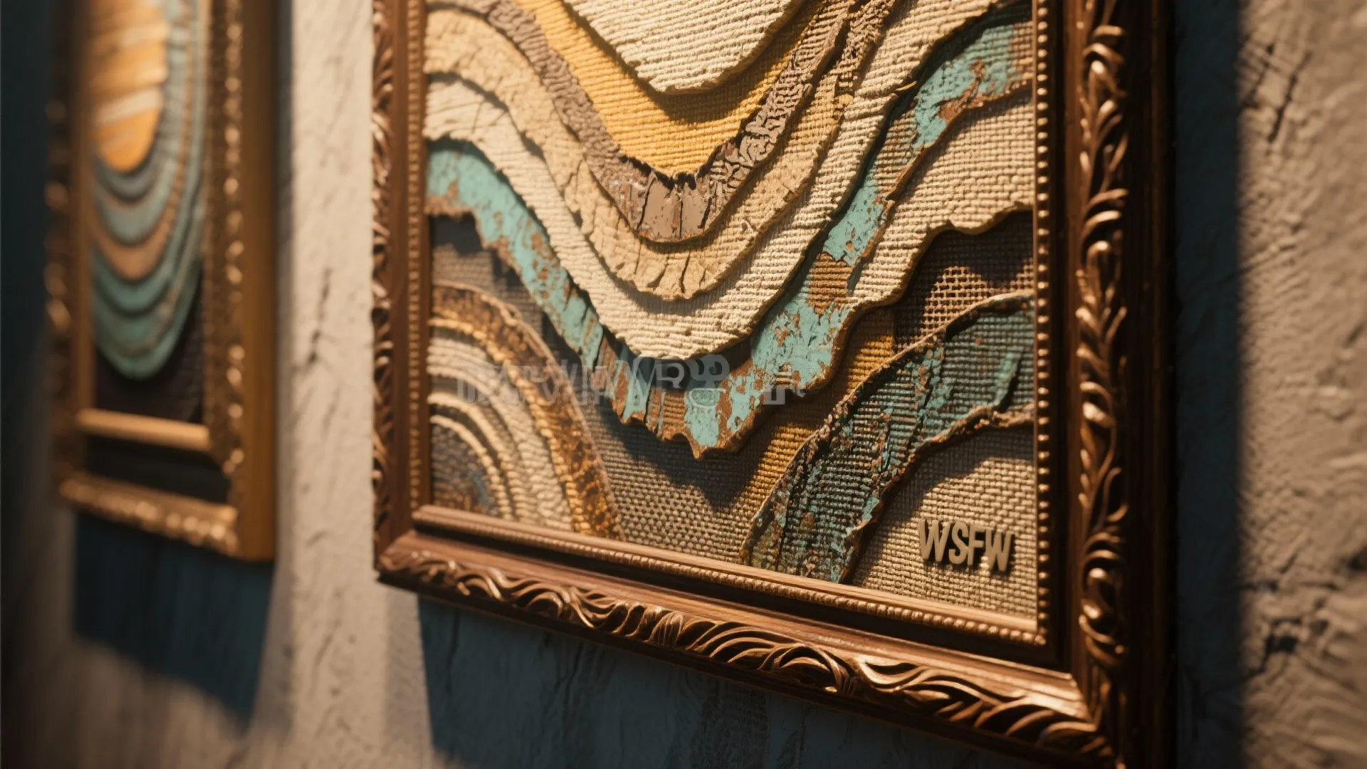 5. Make It a Scene — Texture, Sculptural Frames, and Lighting