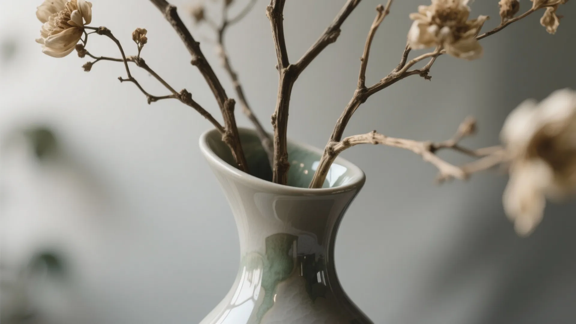 3. Sculptural Vase and Branches for Vertical Interest